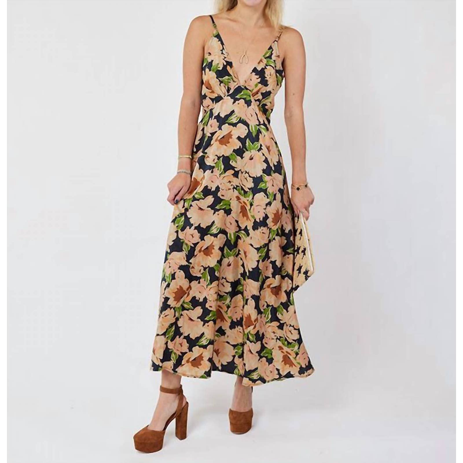 The Great Serene Dress In Victorian Rose Print | Grailed