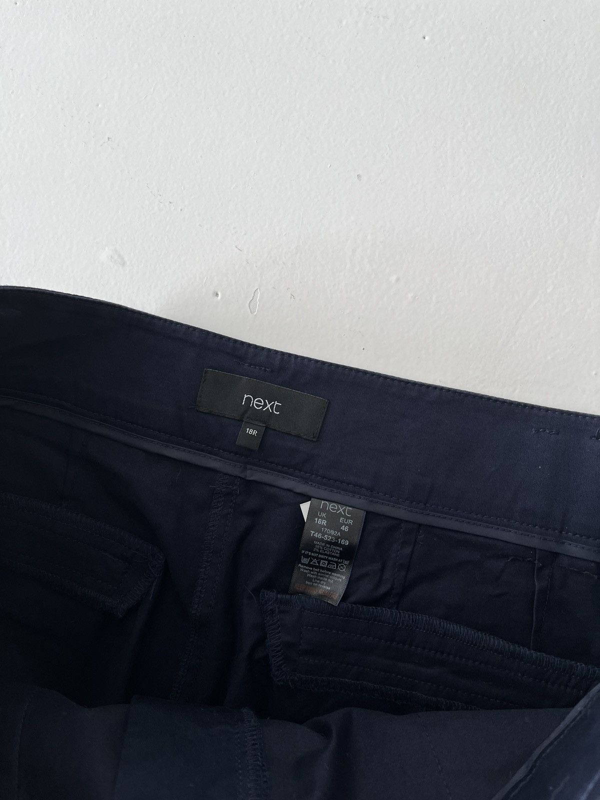 20471120 Vintage Next Navy wide flare pants Japanese like Kapital Size US 34 / EU 50 - 5 Thumbnail