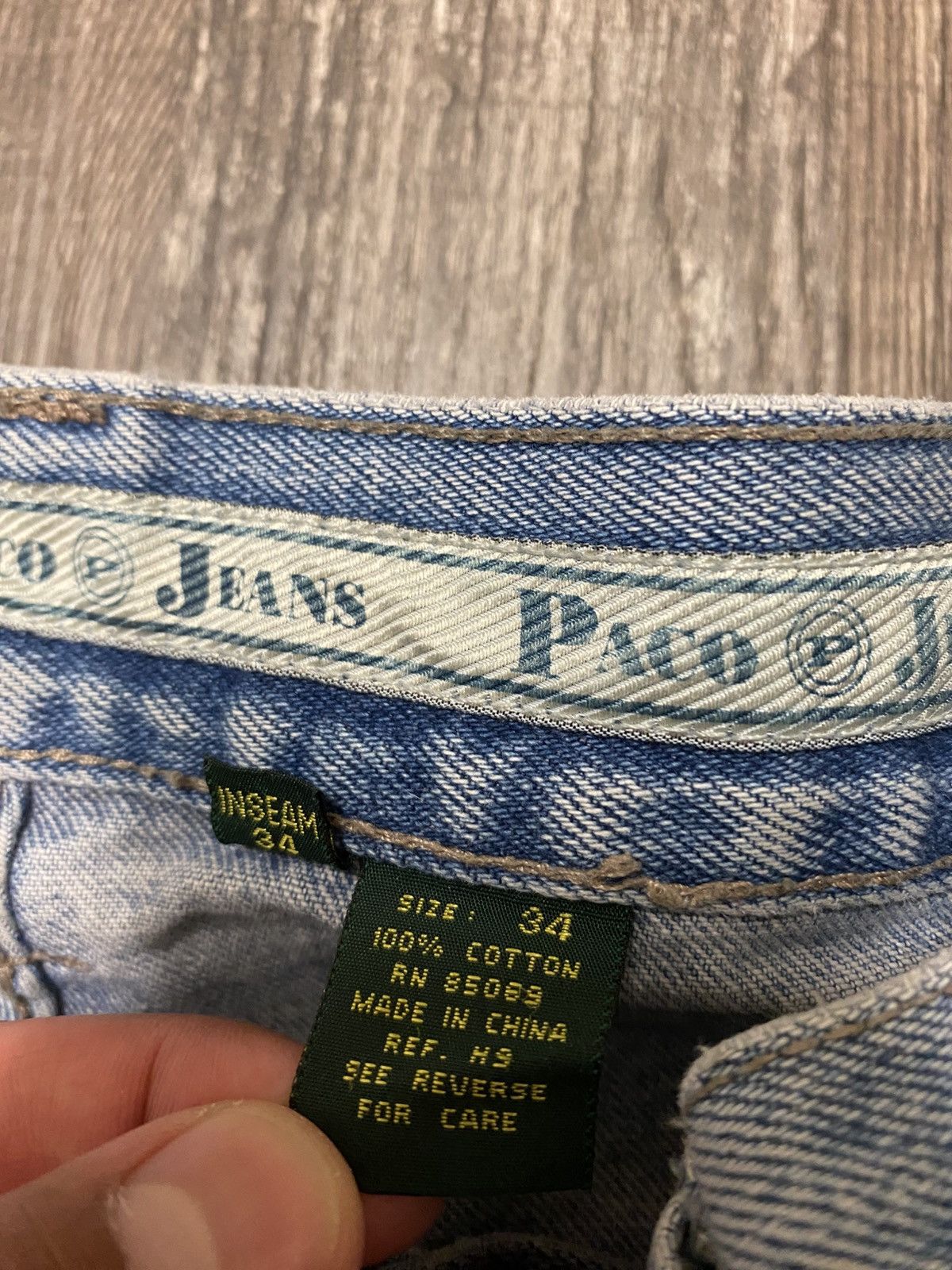 Vintage Vintage Paco Jeans Baggy Embroidered Jnco Y2K Denim girbaud Size US 34 / EU 50 - 8 Thumbnail