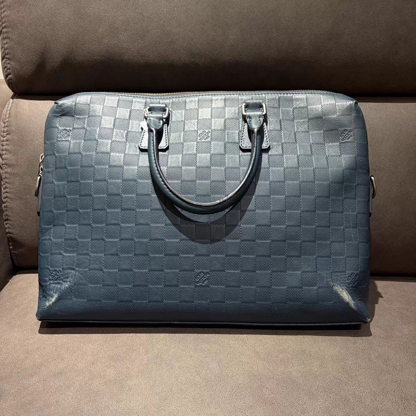 Louis Vuitton Louis Vuitton Blue Damier Strapless Briefcase Size ONE SIZE - 1 Thumbnail