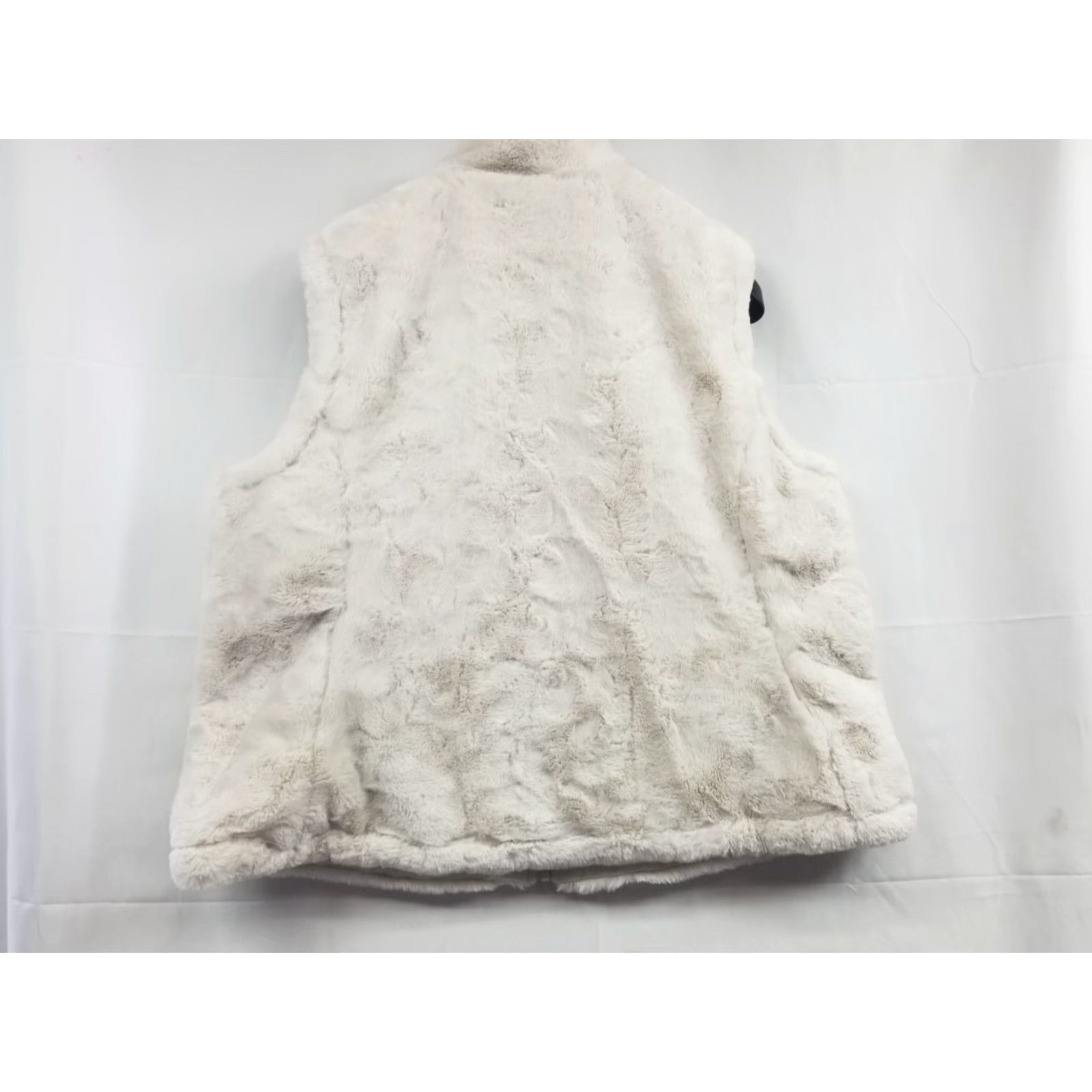Nicole Miller Nicole Miller Vest Womens Reversible Plush Faux Fur Ivory 2XL See Pics Size XXL / US 16-18 / IT 52-54 - 2 Thumbnail