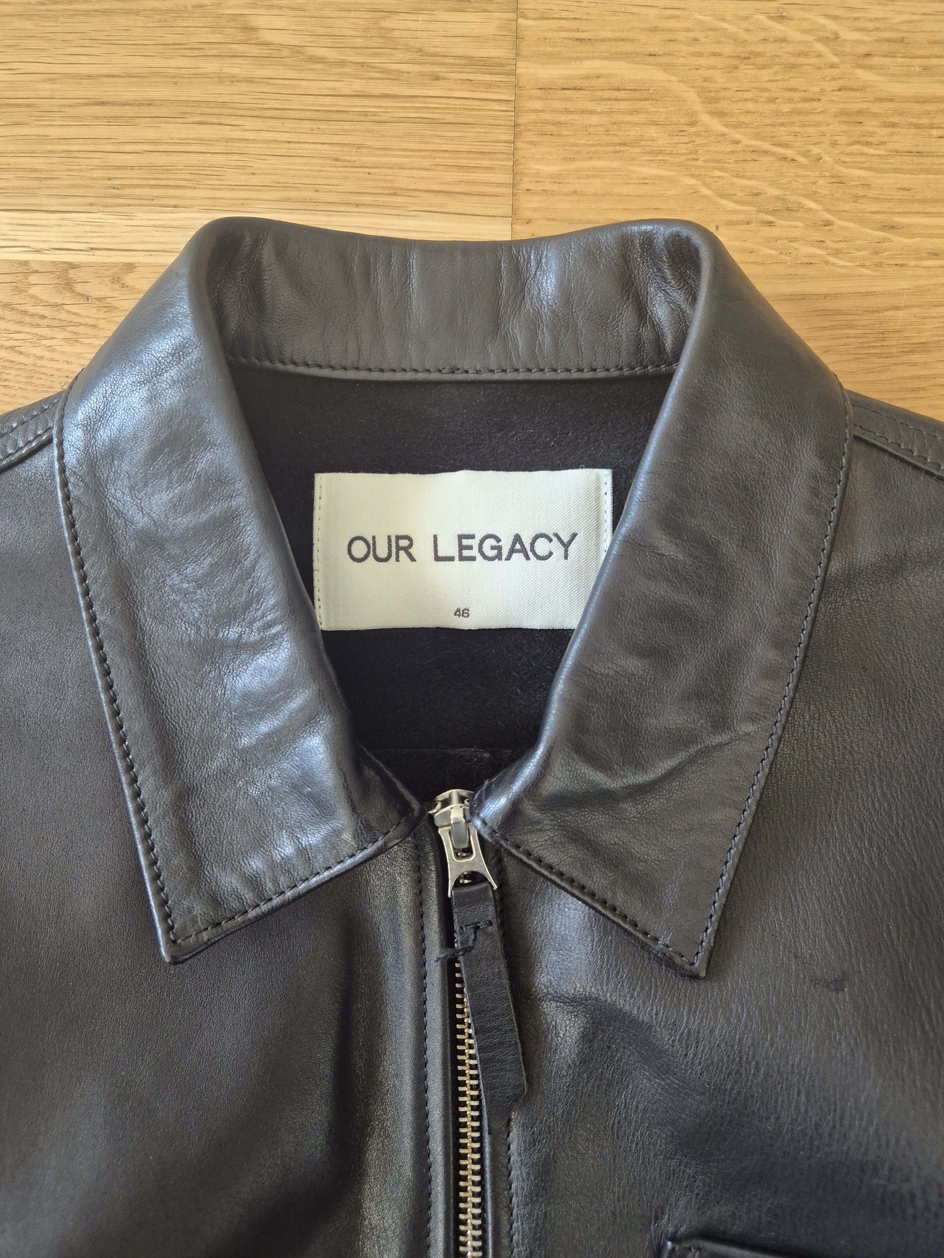 Our Legacy Leather Zip Shirt Size US S / EU 44-46 / 1 - 2 Thumbnail