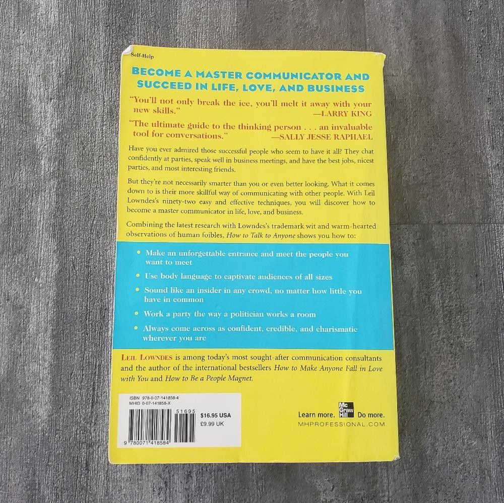 Designer How To Talk To Anyone Leil Lowndes Publication Size ONE SIZE - 2 Thumbnail