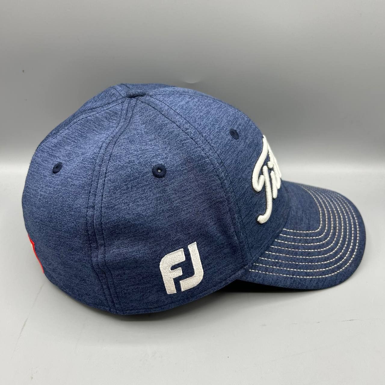 Footjoy Titleist Golf Hat Men L-XL FootJoy FJ Pro V1 Stretch Fitted Size ONE SIZE - 4 Thumbnail