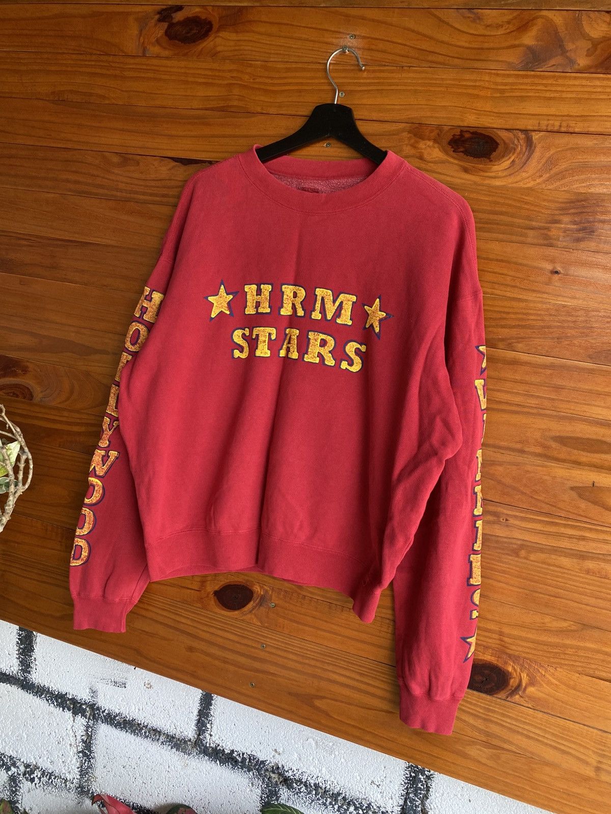 Hollywood Ranch Market “HRM Stars” Sweatshirt – Burgundy Red