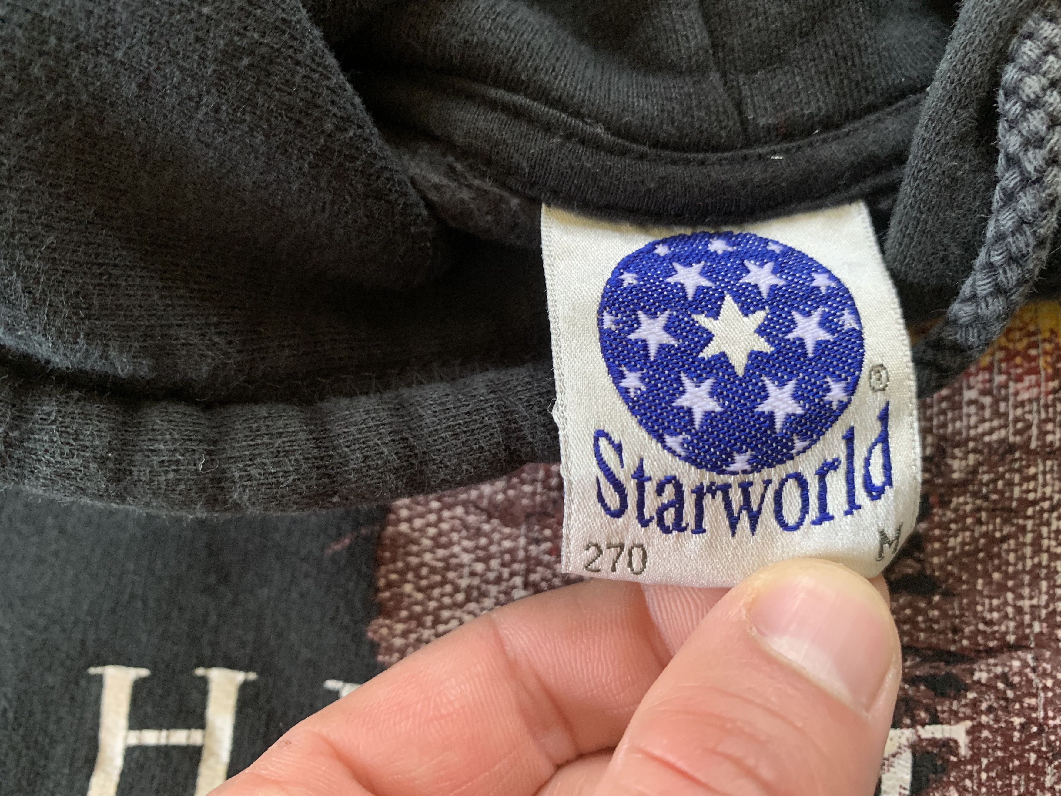 Band Tees × Vintage Rare Vintage Starworld HellFest Printed Hoodie Size US M / EU 48-50 / 2 - 7 Thumbnail
