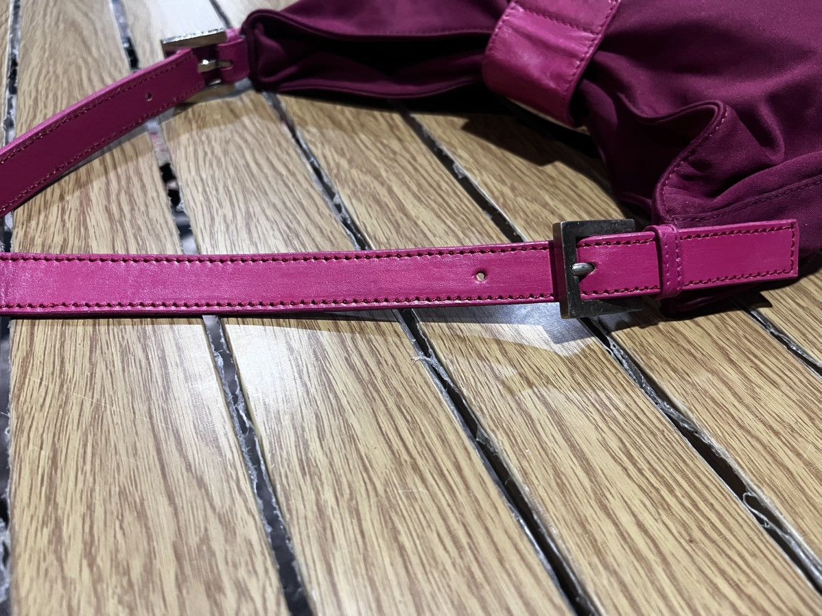 Fendi Authentic FENDI Mamma Baguette Shoulder Bag Red Maroon Size ONE SIZE - 8 Thumbnail