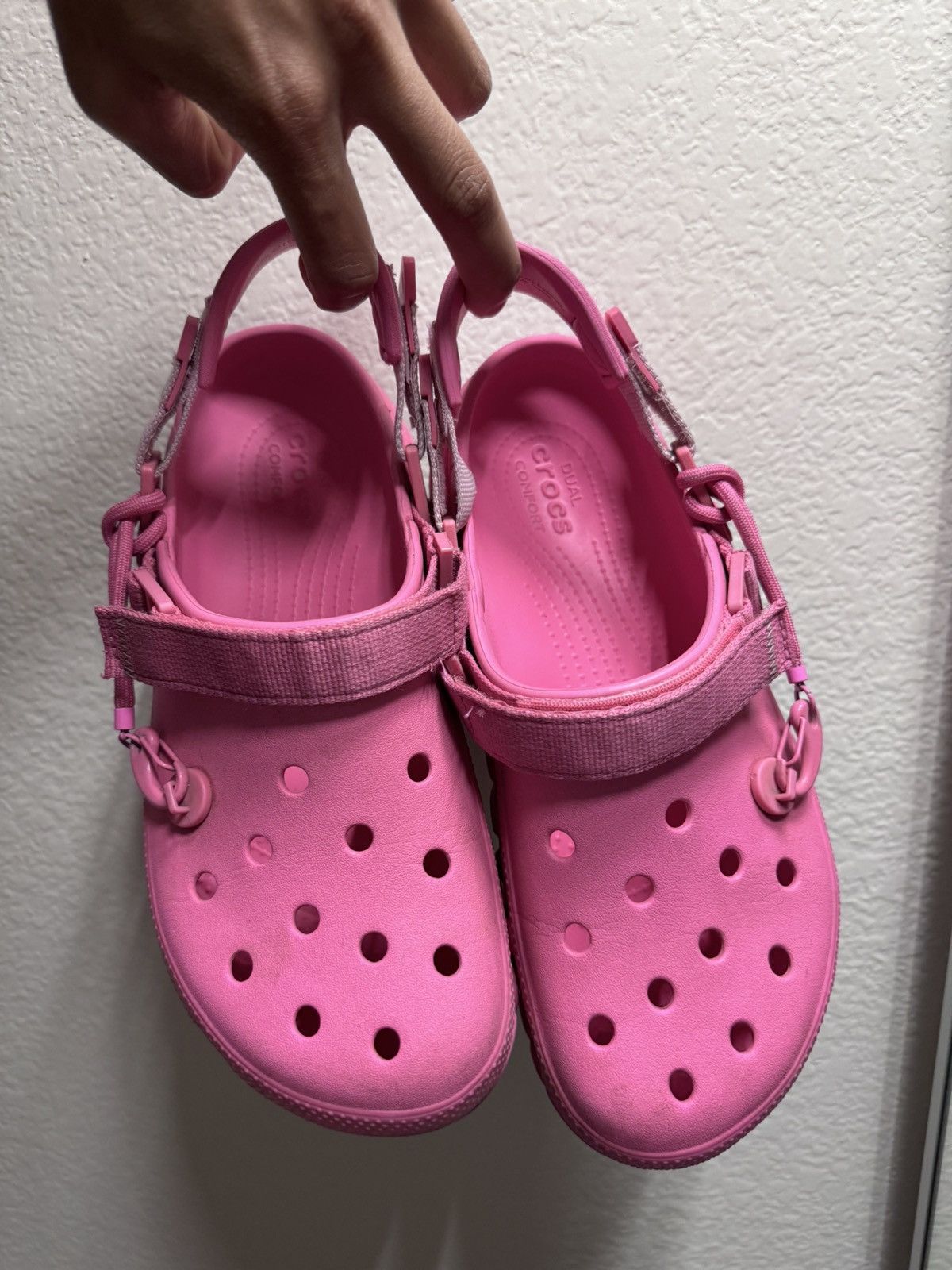 Fashion post malone crocs womens size 7