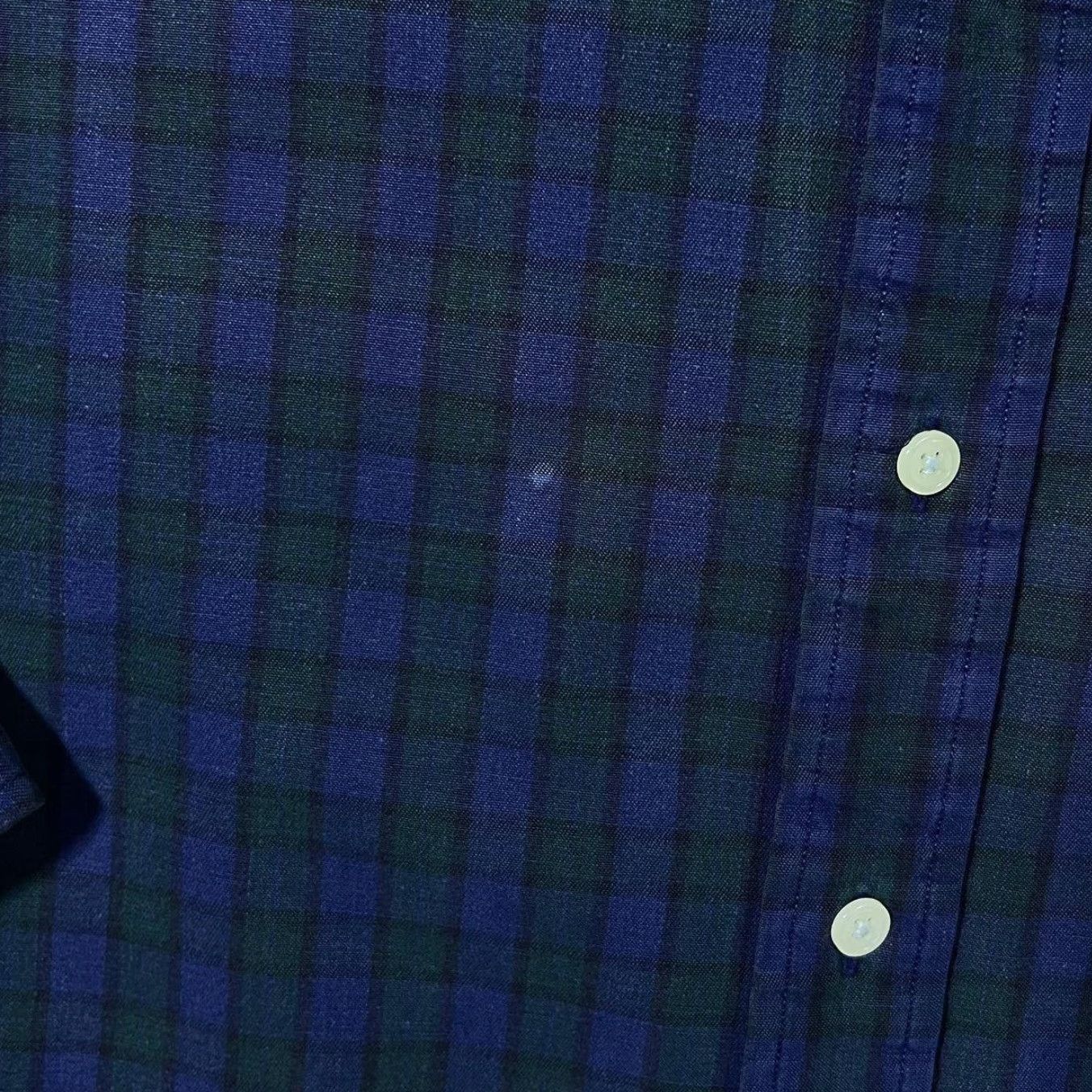Tommy Hilfiger VINTAGE Tommy Hilfiger Shirt Button-Down XL Multicoloured Navy Green Tartan Check Crest Logo Long Sleeve Bedigi? Size US XL / EU 56 / 4 - 5 Thumbnail