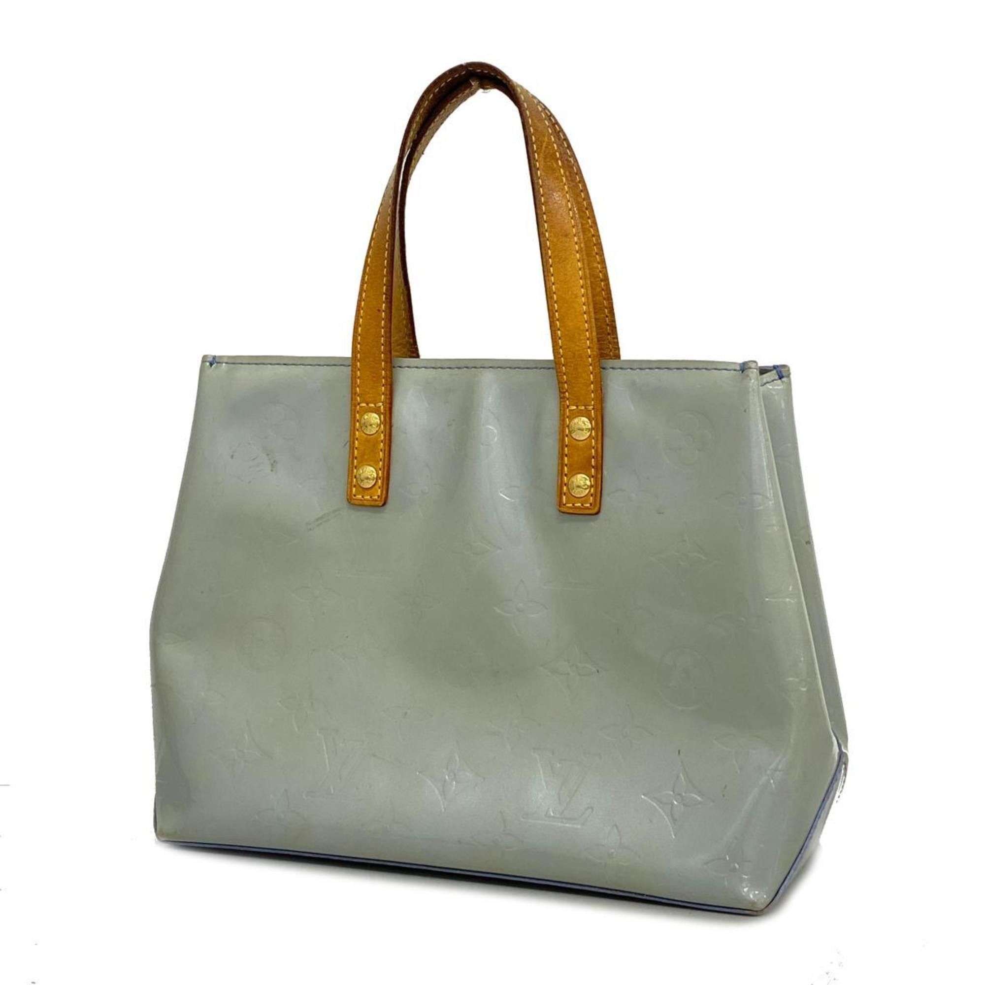 image of Louis Vuitton Handbag Vernis Reed Pm M91220 Lavande Ladies in Purple, Women's