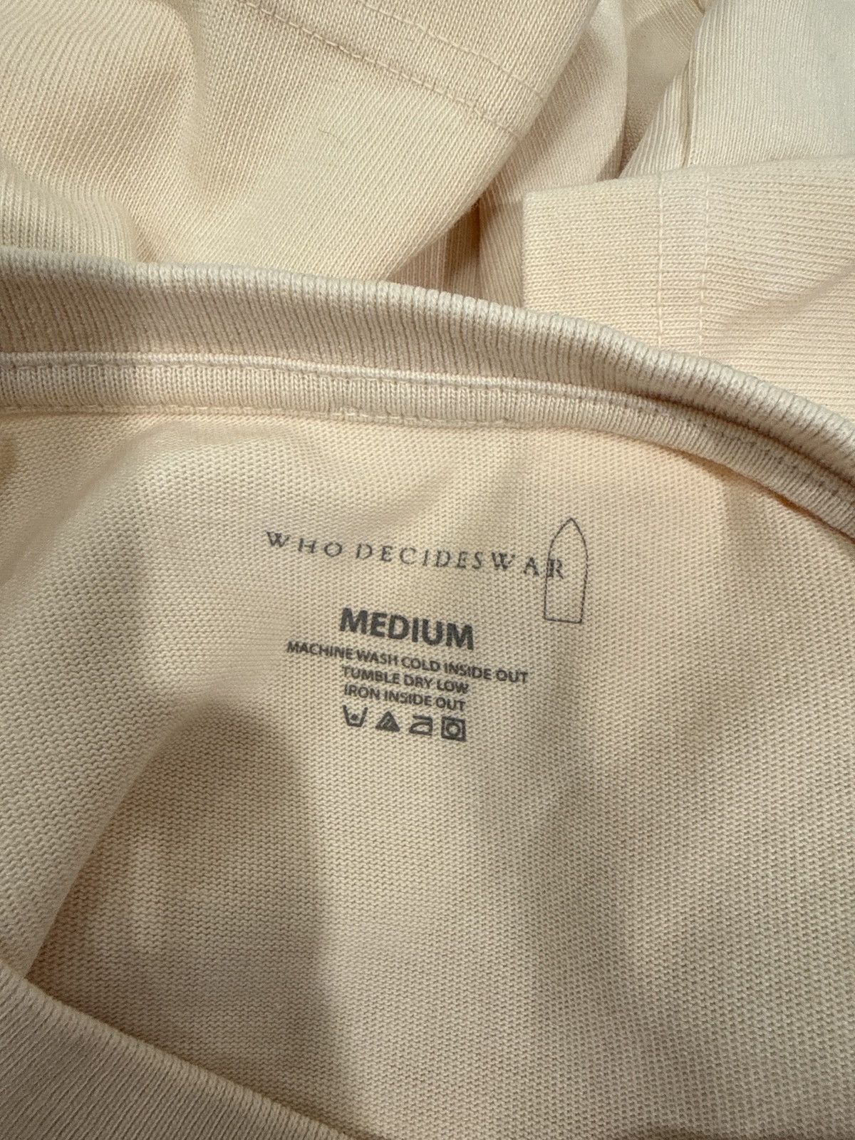 Who Decides War Who Decides War EST Gee T-Shirt Cream Size US M / EU 48-50 / 2 - 3 Thumbnail