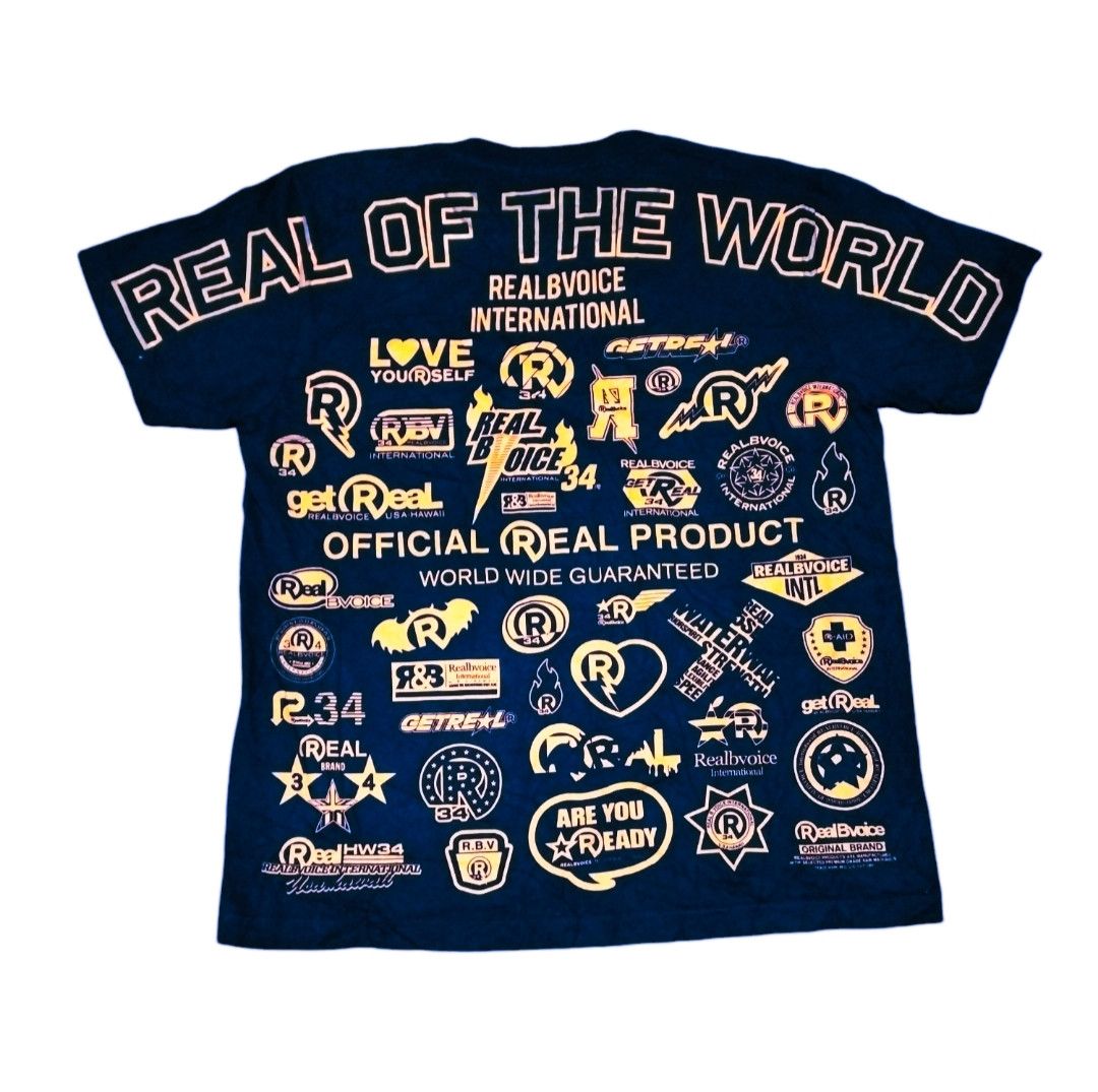 Japanese Brand Real voice International full logo Shirt Size US S / EU 44-46 / 1 - 1 Thumbnail