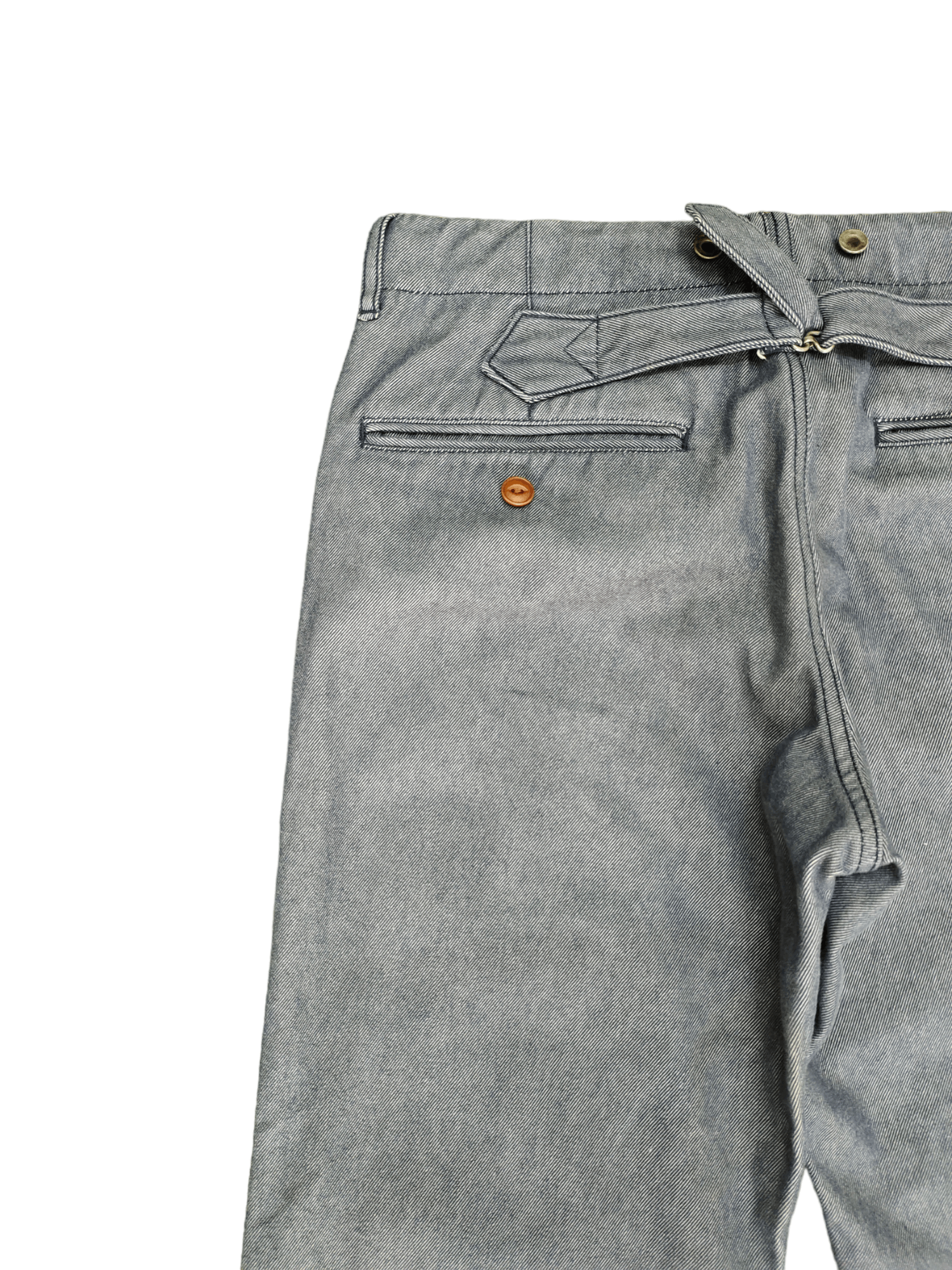 Japanese Brand Vintage Navy Buckle Back Denim Pants Inspired Wwii Size US 30 / EU 46 - 5 Thumbnail