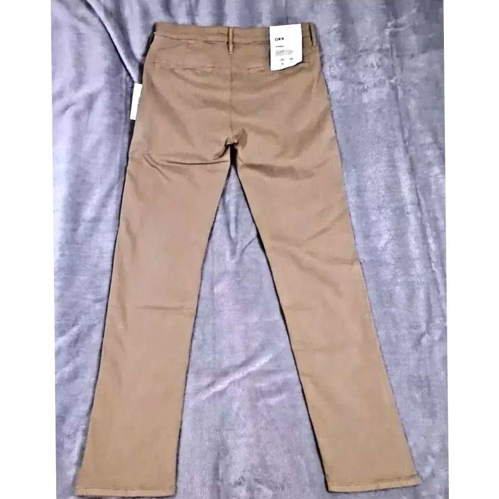 Edwin VINTAGE Edwin Pants Mens 31x32 Beige Otis Endurance Chino Zip Straight Stretch New Size US 31 - 3 Thumbnail