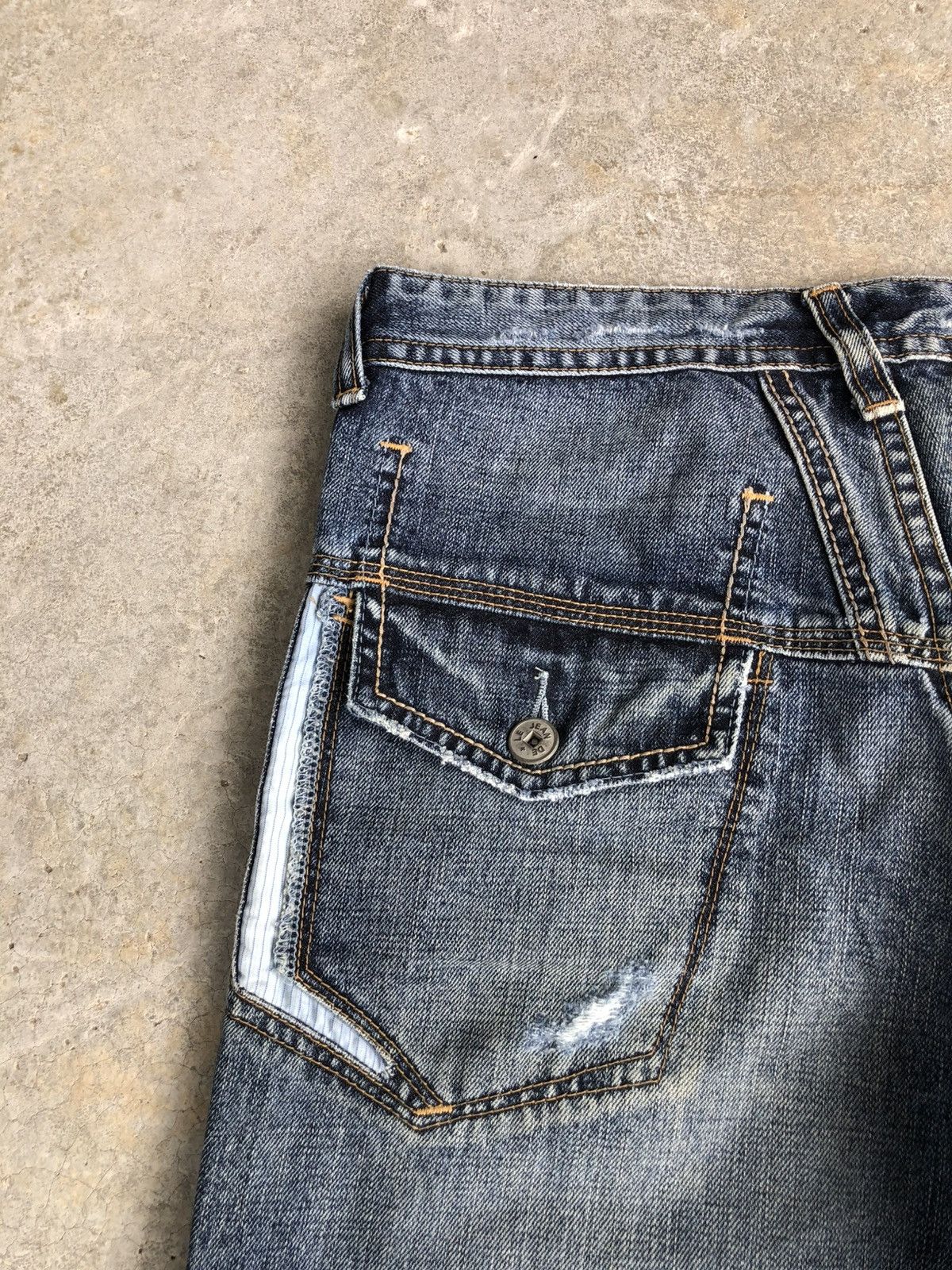 Marithe + Francois Girbaud Marithe Francois Girbaud Distressed Jeans Size US 30 / EU 46 - 15 Thumbnail