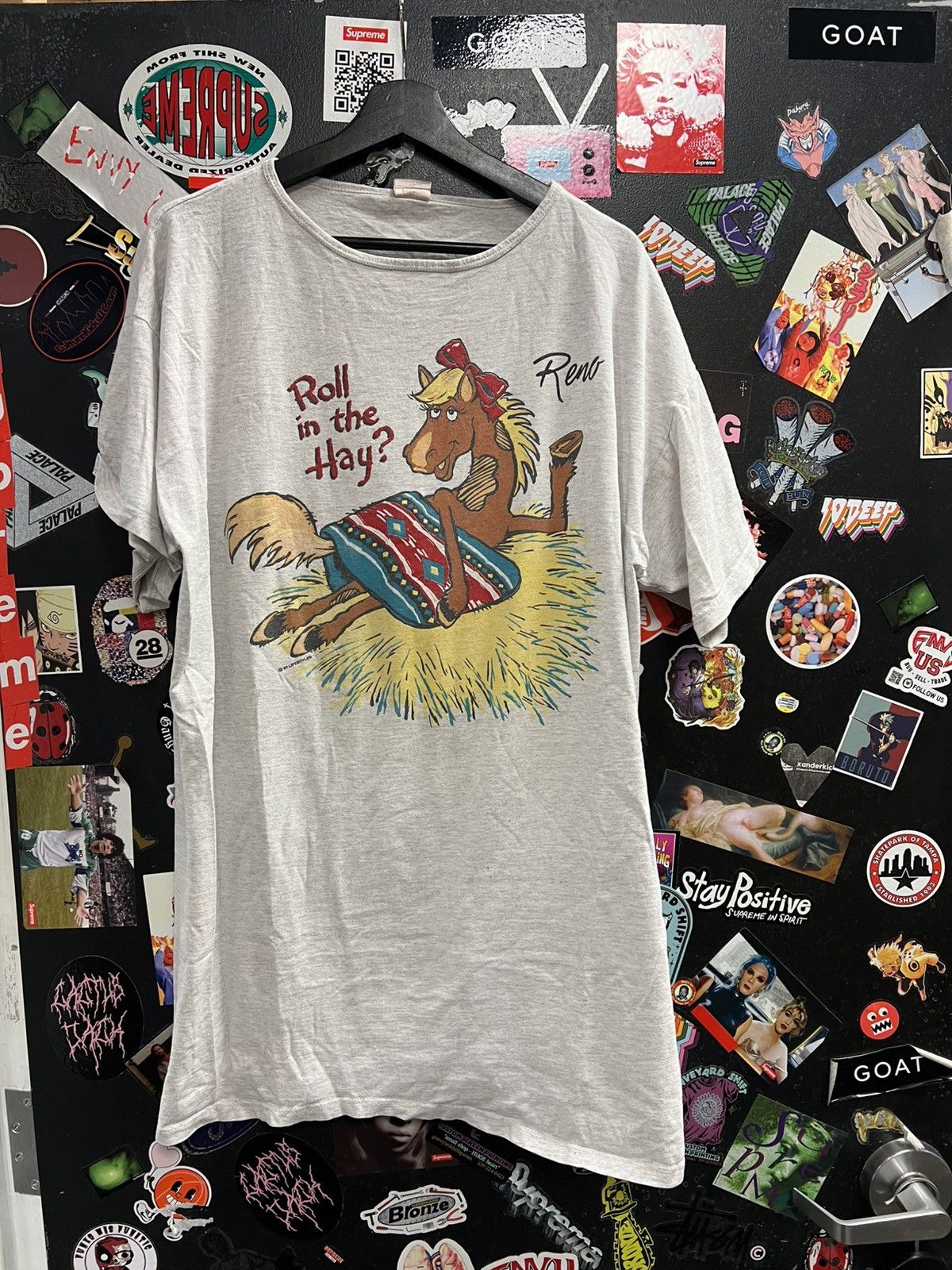 Vintage Vintage Freaky Horse Roll In The Hay Shirt Size US XXL / EU 58 / 5 - 1 Thumbnail