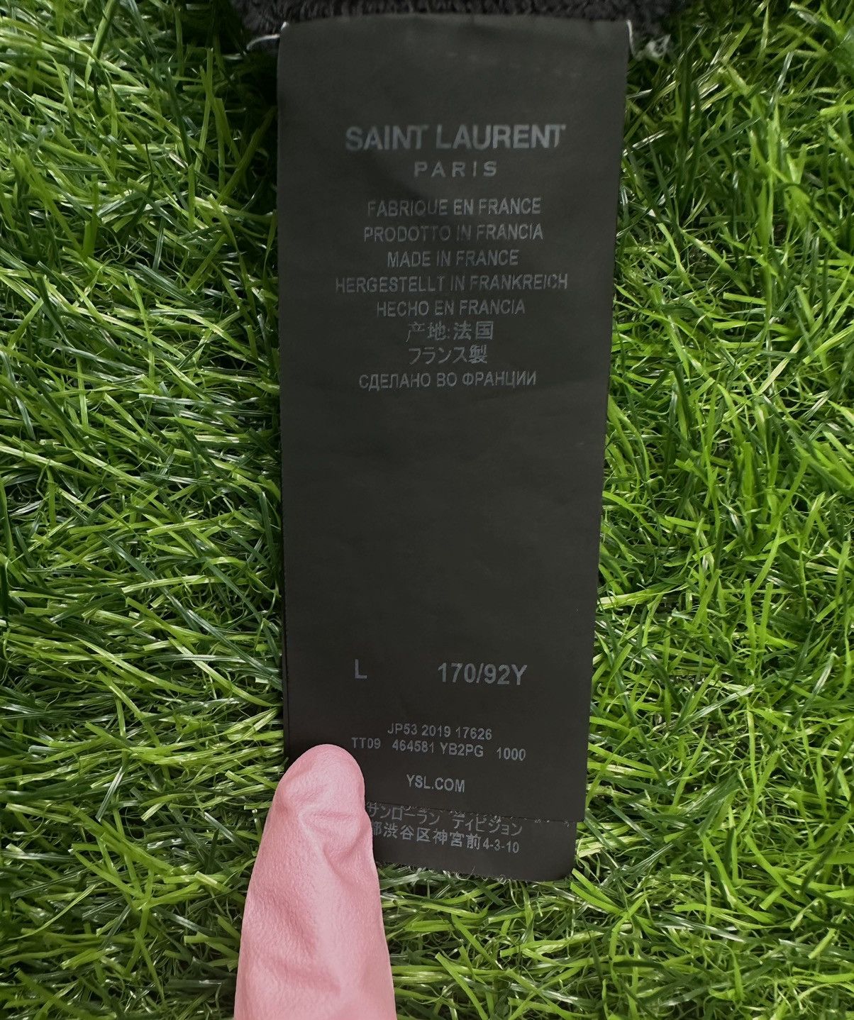 Saint Laurent Paris Saint Laurent Rive Gauche Logo Hoodie Size US S / EU 44-46 / 1 - 4 Thumbnail