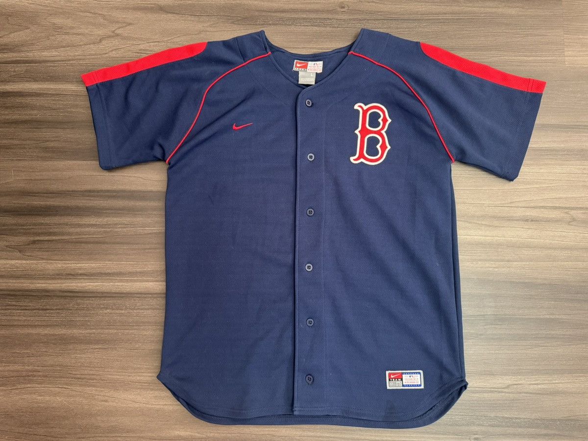 Nike YOUTH Nike Dustin Pedroia #15 Boston Red Sox Stitched Jersey Size US S / EU 44-46 / 1 - 1 Thumbnail