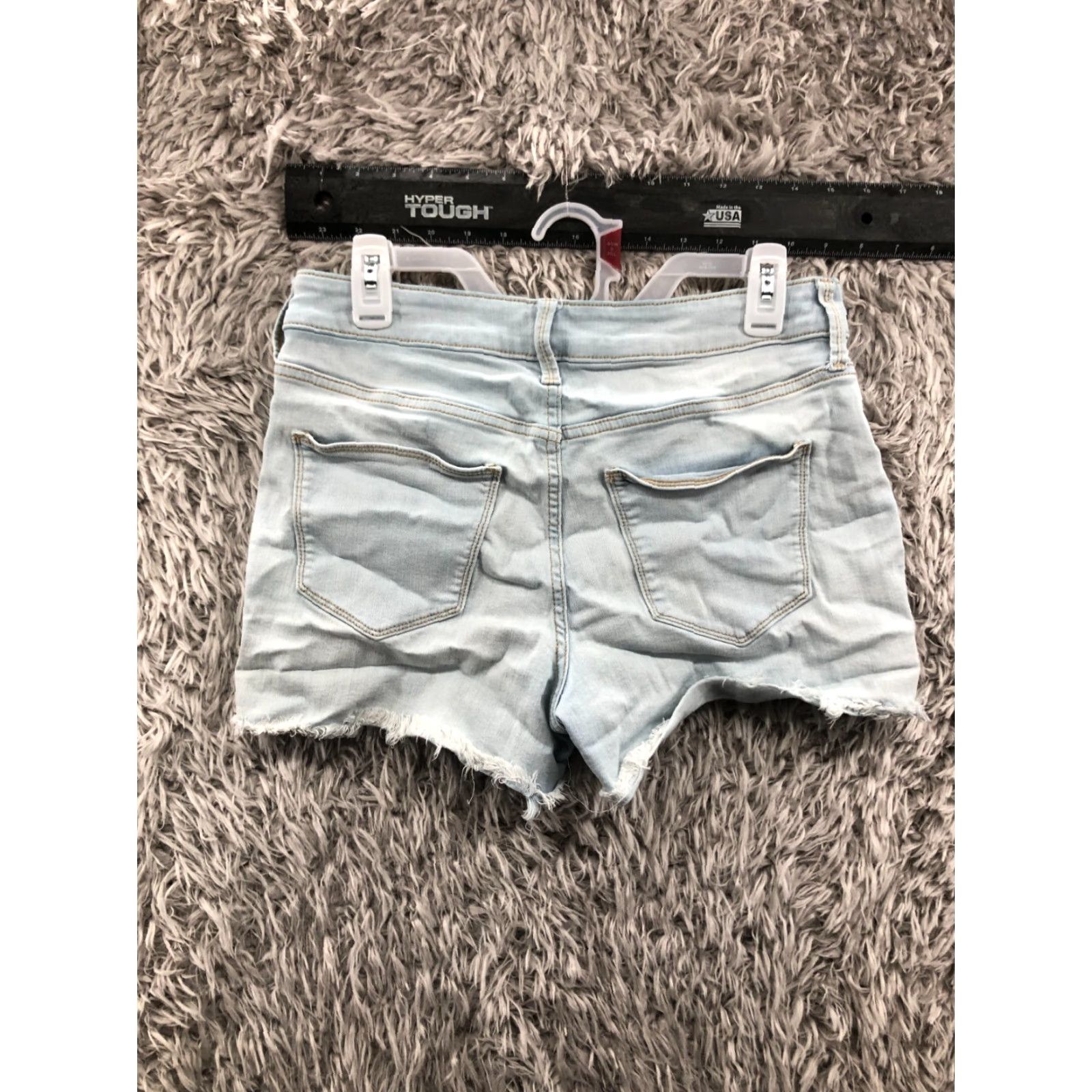 Vintage Universal Thread Cut-off Shorts Womens Size 8 Mid Rise Blue Denim Jean Shorts Size 30" / US 8 / IT 44 - 4 Thumbnail