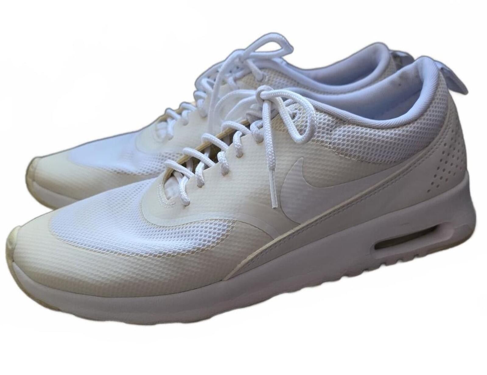 Nike Nike Air Max Thea Triple White Running Shoes Size 9.5 US Size US 9.5 / IT 39.5 - 1 Thumbnail