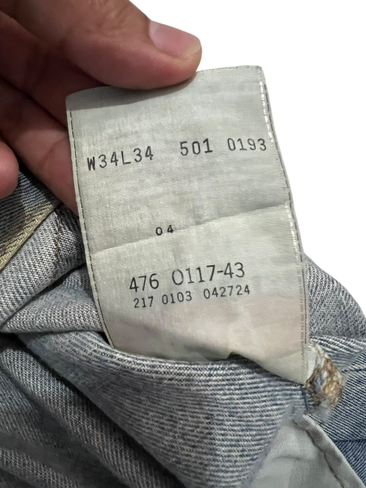 Levi's Vintage Levis 501 Faded Dirty Jean Size US 32 / EU 48 - 21 Thumbnail