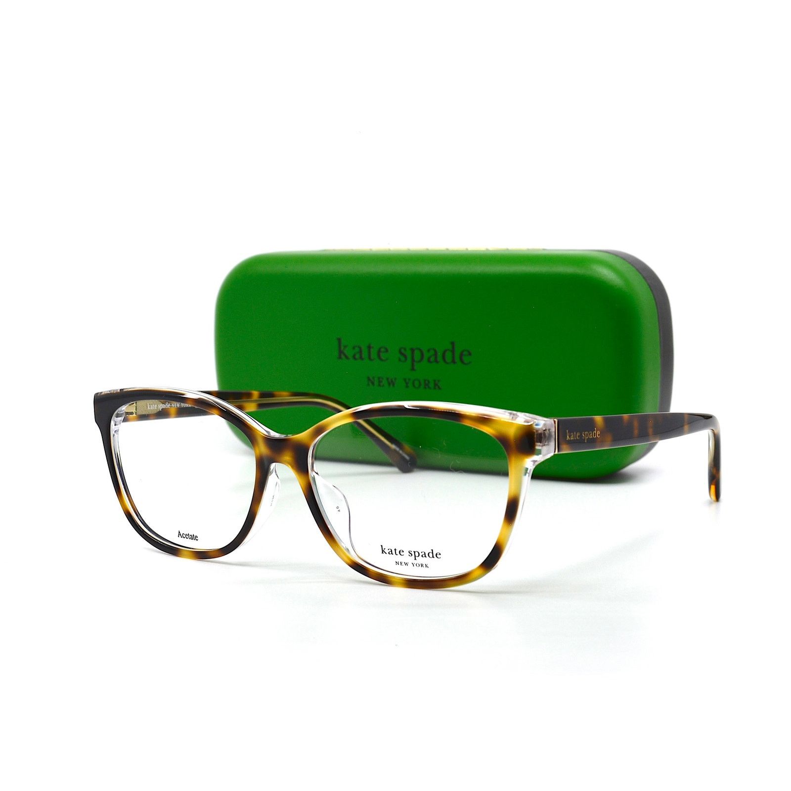 Kate Spade NEW KATE SPADE KATTALIN/F 086 HAVANA EYEGLASSES FRAME Size ONE SIZE - 1 Thumbnail