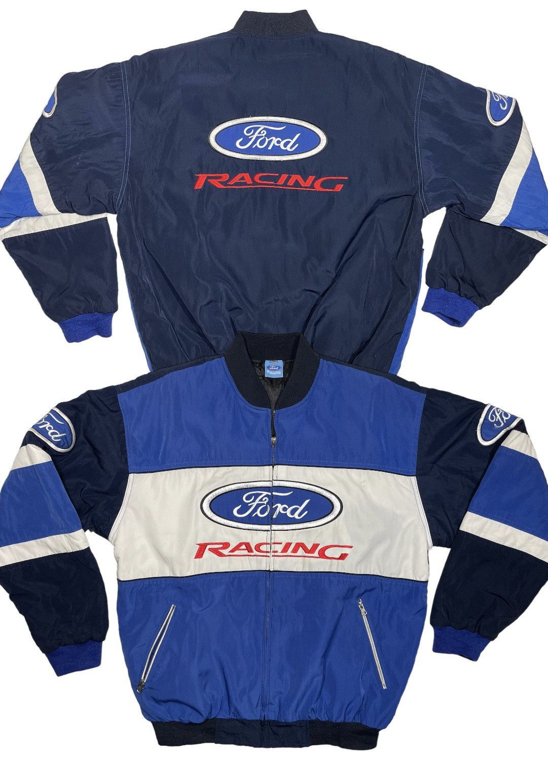 Vintage Rare Vintage classic Ford Racing Jacket Bomber Embroidery Size US XL / EU 56 / 4 - 2 Thumbnail