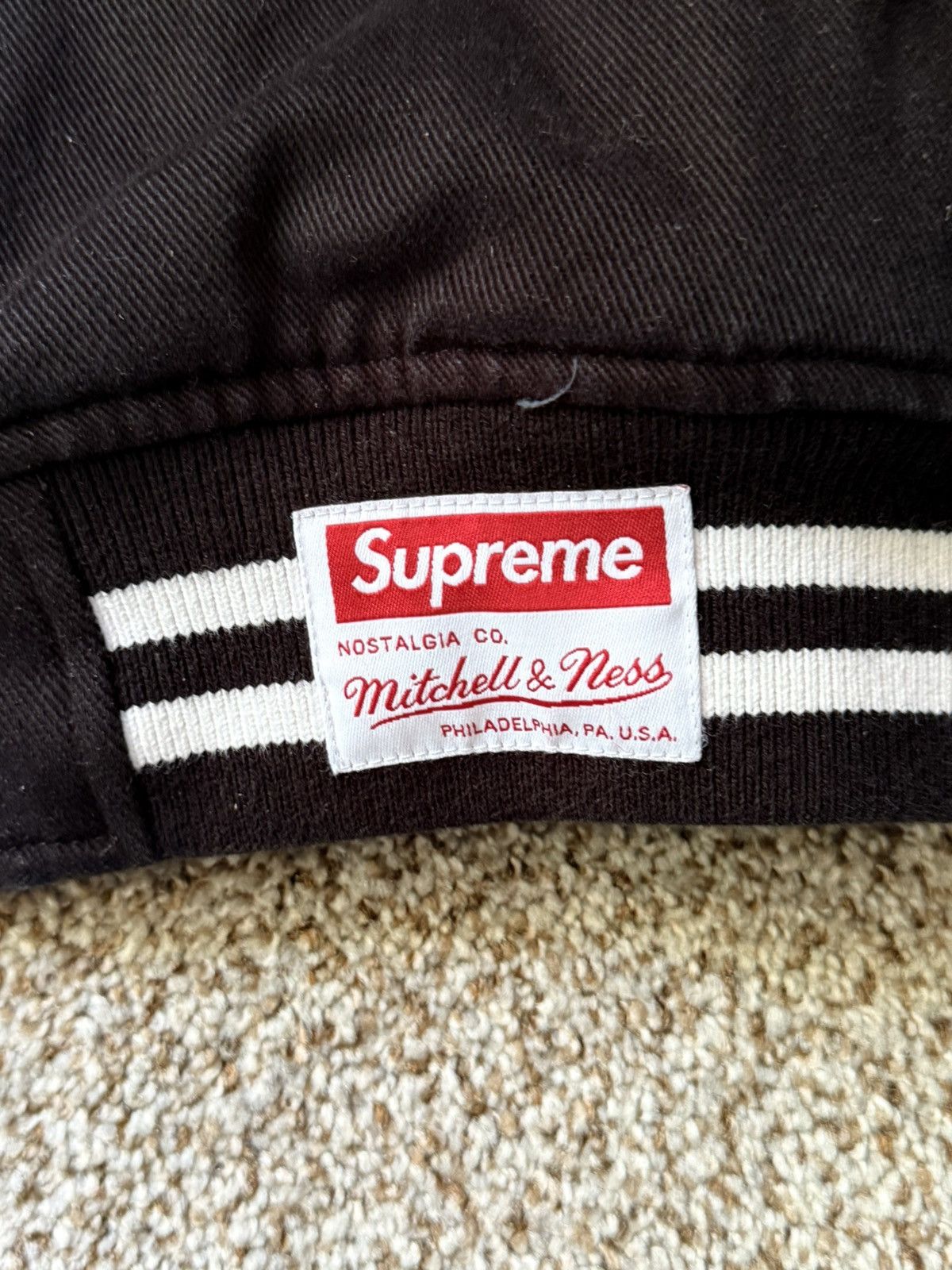 Mitchell & Ness × Supreme Supreme x Mitchell & Ness Doughboy Twill Varsity Jacket Size US S / EU 44-46 / 1 - 7 Thumbnail