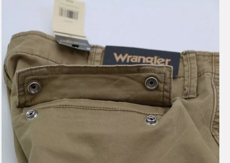 Wrangler Wrangler Cargo Men's Shorts Size W36 L10.5 Beige New Size US 36 / EU 52 - 5 Thumbnail
