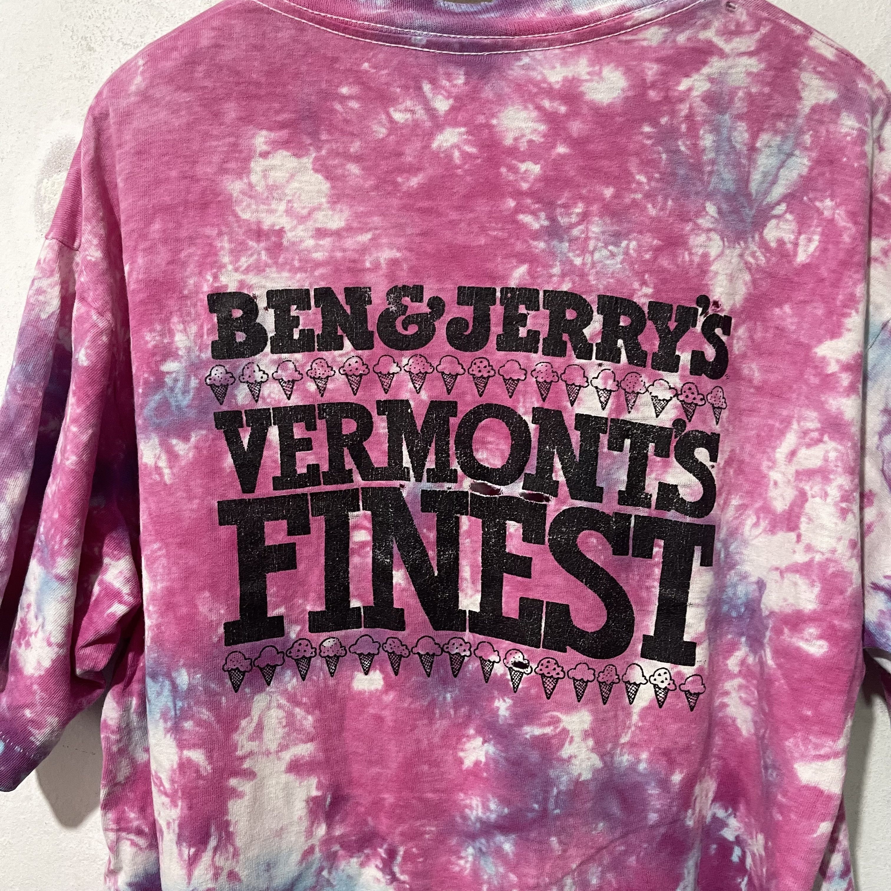 Grateful Dead Vintage 90s Cherry Garcia Ben & Jerrys Tie Dye Shirt Size US L / EU 52-54 / 3 - 4 Thumbnail