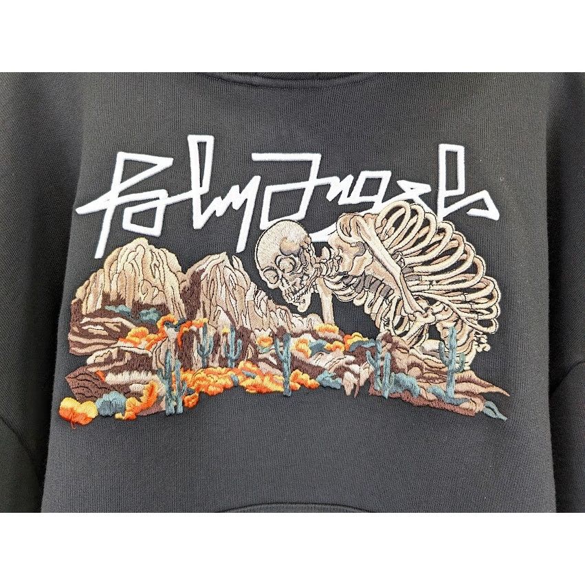 Palm Angels o1rshd1 Desert Skull Hoody Hoodie in Black / Multicolor Size US XL / EU 56 / 4 - 5 Thumbnail