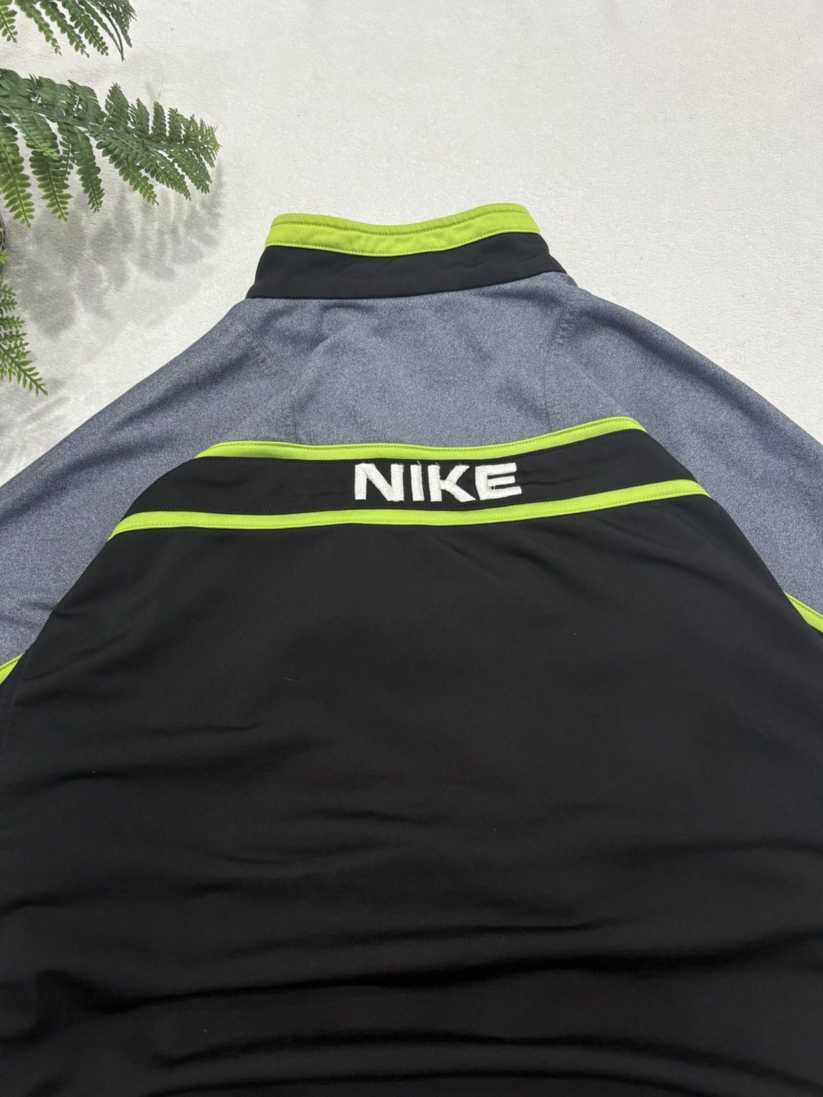 Nike 90s Nike Vintage Track Jacket Double Logo Oversized Jacket Size US L / EU 52-54 / 3 - 7 Thumbnail