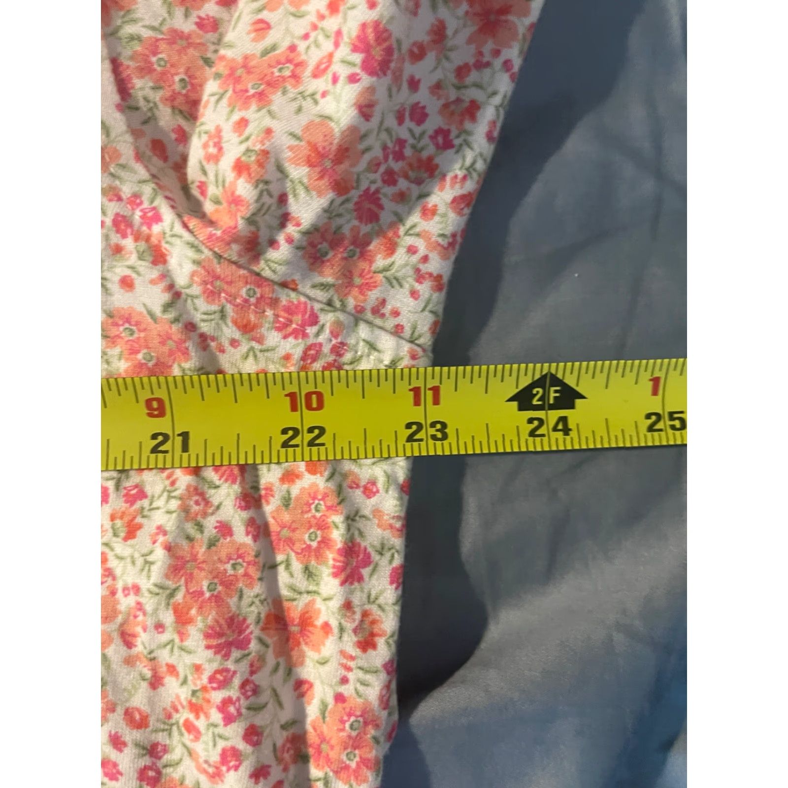 Ralph Lauren Lauren RALPH LAUREN Shirt Womens Sz XL Pink Flowers Cotton blend Nightgown Night Size XL / US 12-14 / IT 48-50 - 7 Thumbnail