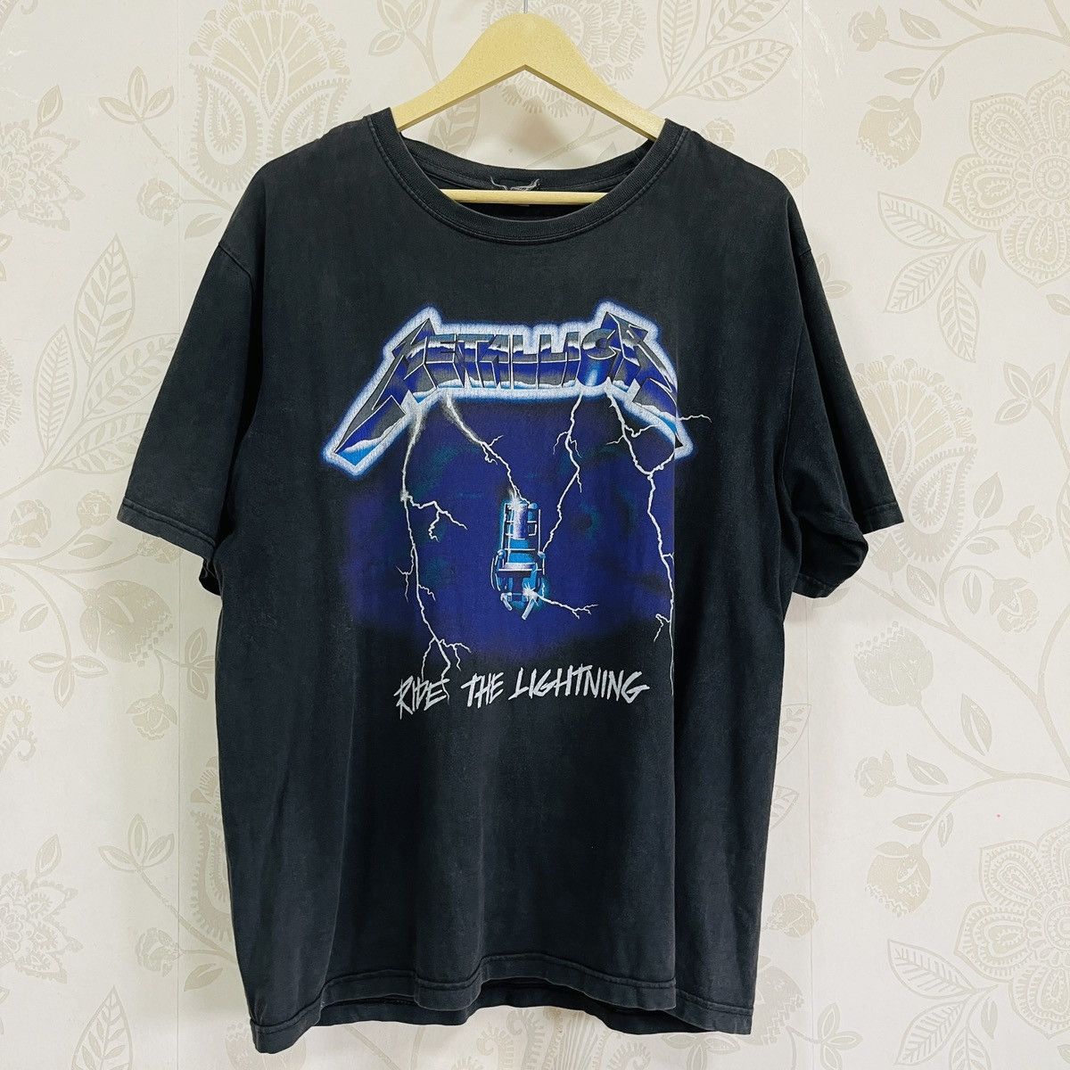 Metallica Vintage Metallica Ride The Lightning TShirt Size US L / EU 52-54 / 3 - 1 Thumbnail