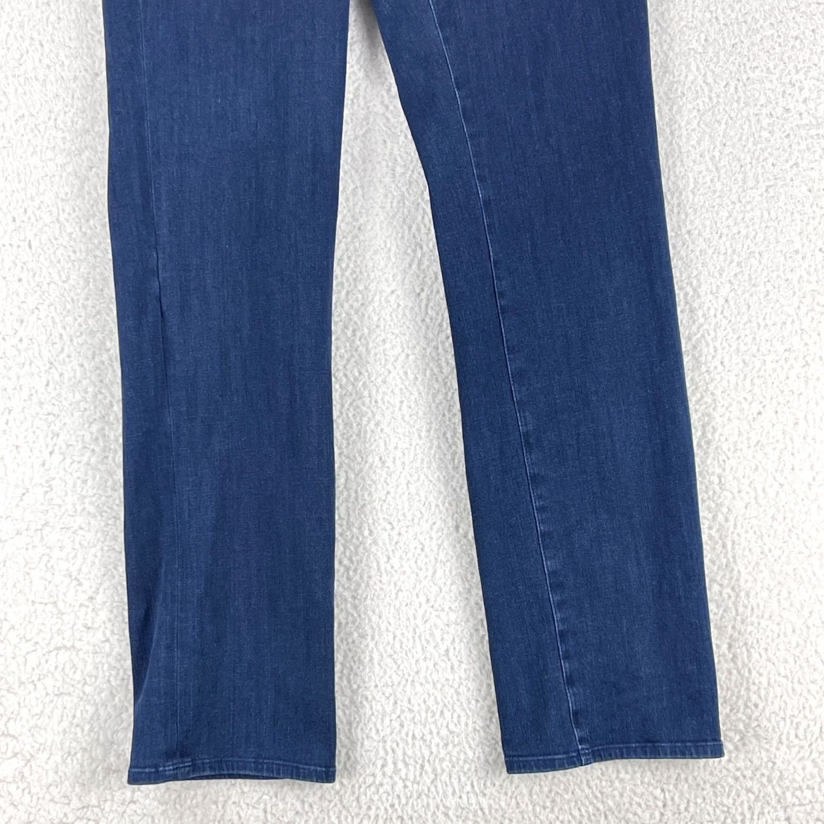 Vintage L.L. Bean Jeans Women Size 12 M/T Blue Denim Classic Fit Pull On Stretch Jegging Size 34" / US 12 / IT 48 - 3 Thumbnail