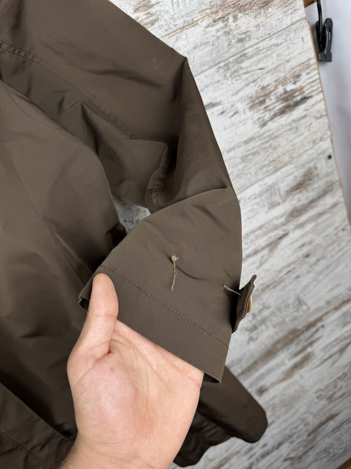 Burberry × Vintage Mens Burberry Brit brown coat trench jacket luxury brown Size US XL / EU 56 / 4 - 15 Thumbnail
