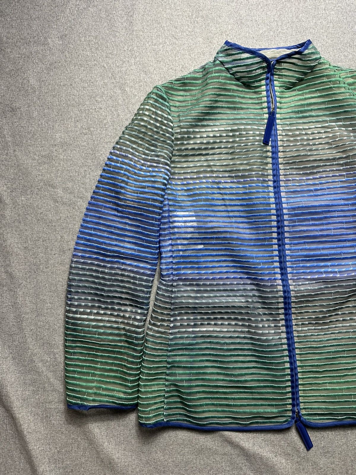 Giorgio Armani Giorgio Armani - Multi Color Zip Up Jacket Size M / US 6-8 / IT 42-44 - 4 Thumbnail
