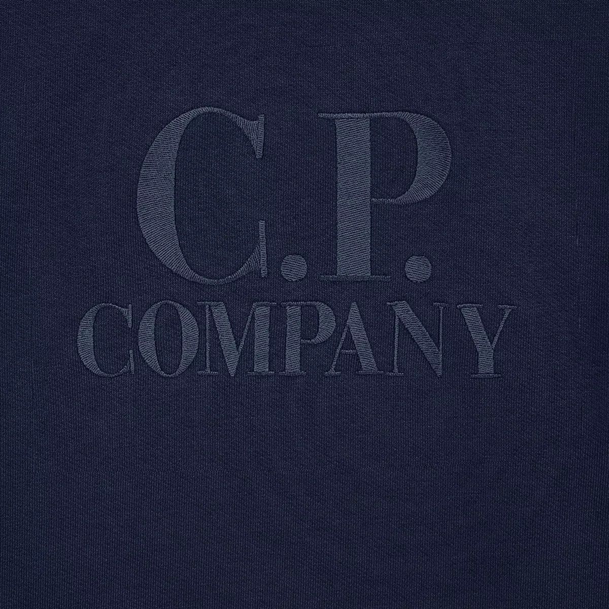 C.P. Company o1y1224 Logo Crewneck Sweatshirt in Navy Blue Size US XS / EU 42 / 0 - 3 Thumbnail