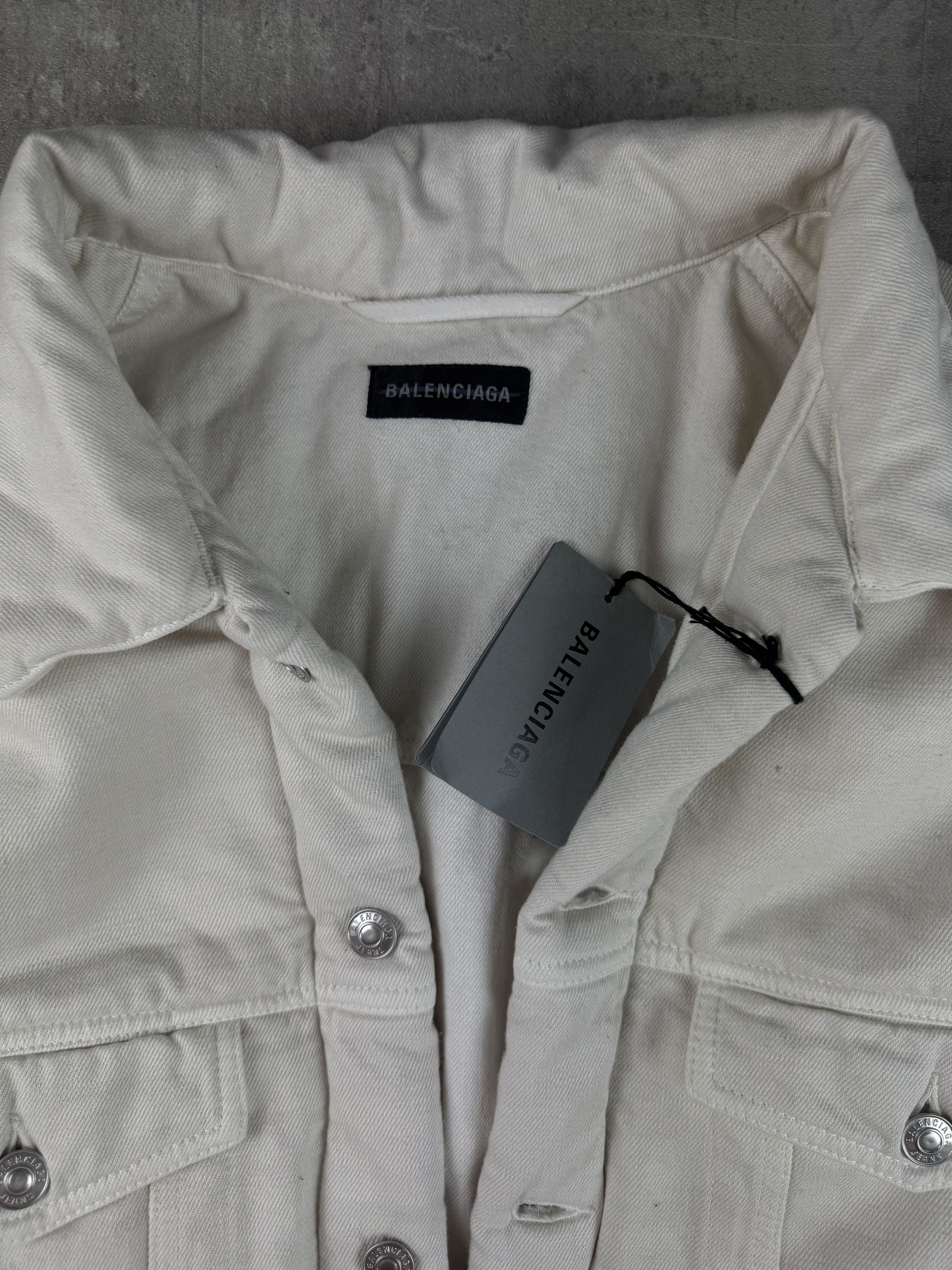 Balenciaga BALENCIAGA Padded Denim Jacket Worn By Kanye, Shai RARE Size US S / EU 44-46 / 1 - 9 Thumbnail