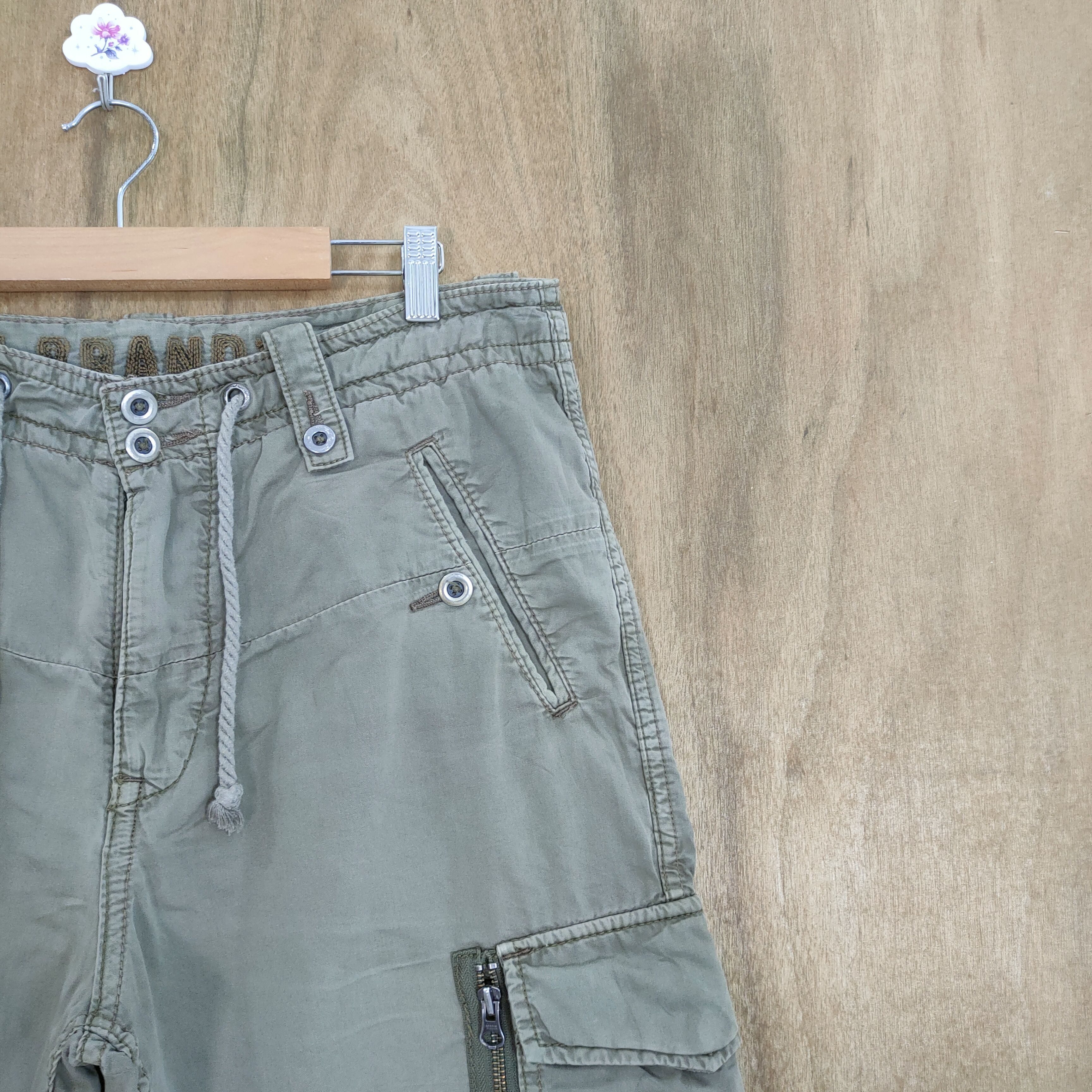 Japanese Brand Z BRAND SURPLUS MULTIPOCKET BONDAGE CARGO PANTS Size US 32 / EU 48 - 5 Thumbnail