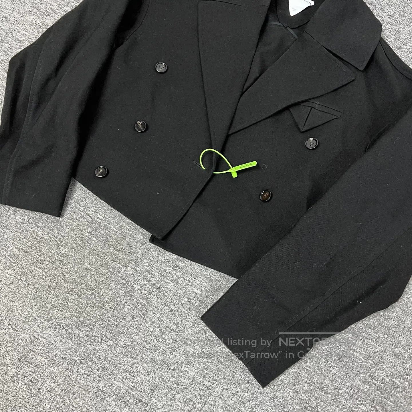 Bottega Veneta Bottega Veneta Inverted triangle silhouette suit jacket| Size L / US 10 / IT 46 - 6 Thumbnail