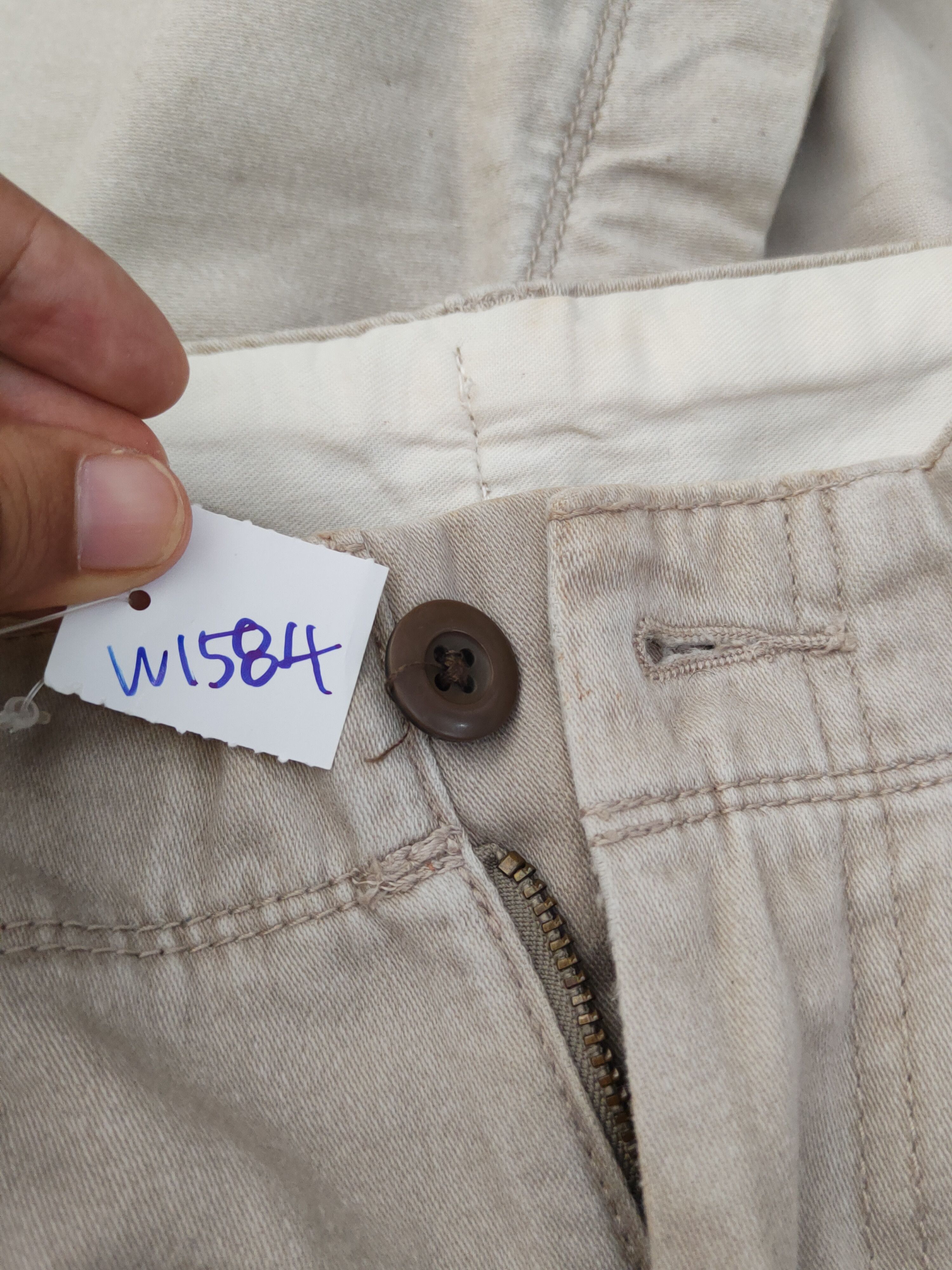 Japanese Brand Uniqlo Beige Multipocket Tactical Cargo Pants #W1584 Size US 36 / EU 52 - 14 Thumbnail