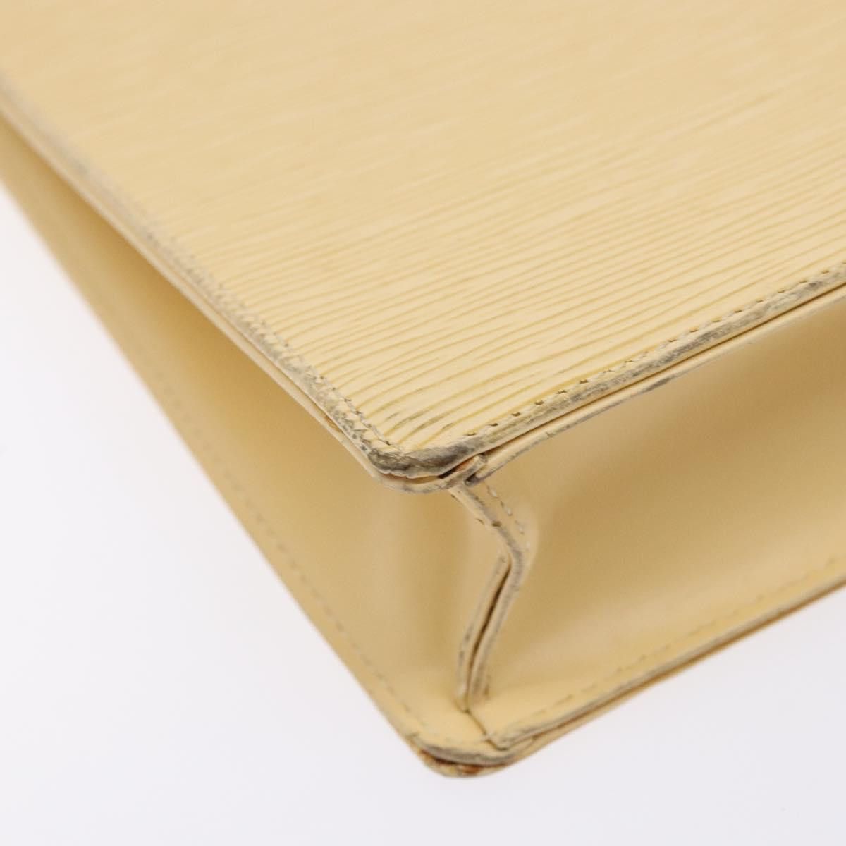 Louis Vuitton LOUIS VUITTON Epi Ramatuelle Shoulder Bag Cream Vanilla Size ONE SIZE - 15 Thumbnail