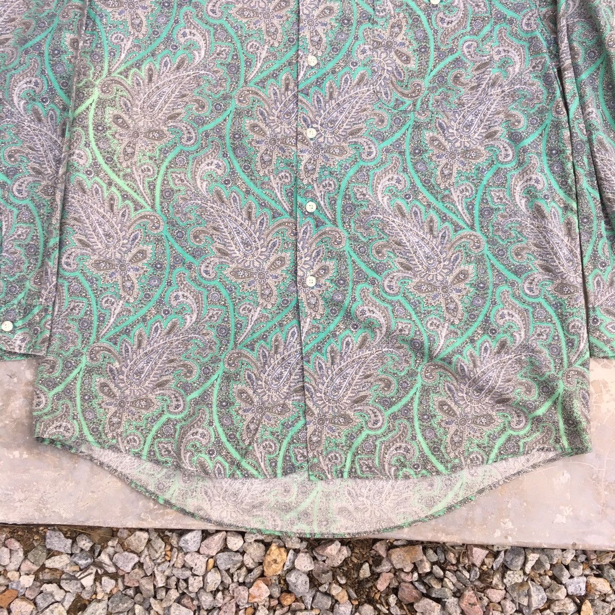 Vintage Vintage NUOVO Paisley Long Sleeve Made in USA Size US L / EU 52-54 / 3 - 4 Thumbnail