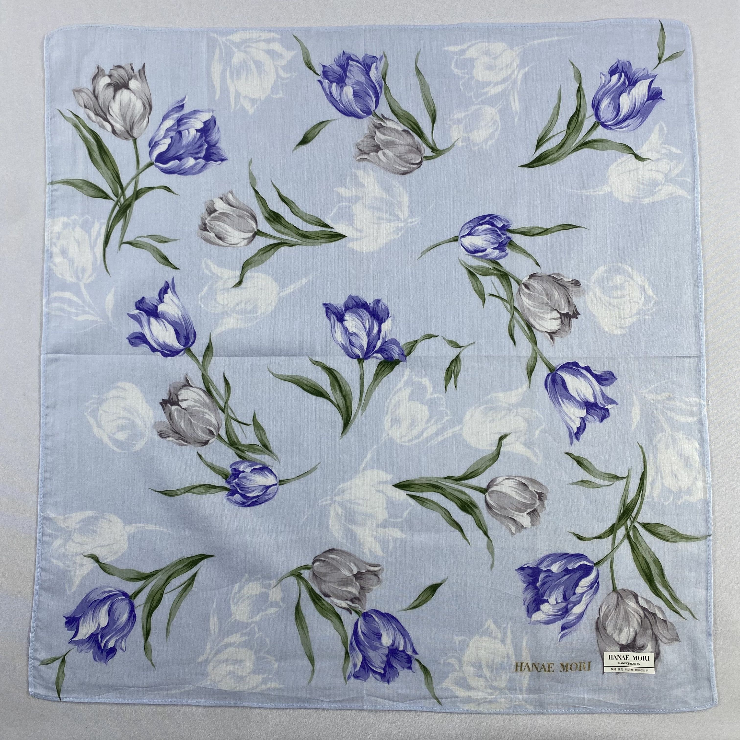 Hanae Mori × Vintage Hanae Mori Bandana/ Handkerchief / Neckerchief-P975 Size ONE SIZE - 1 Thumbnail