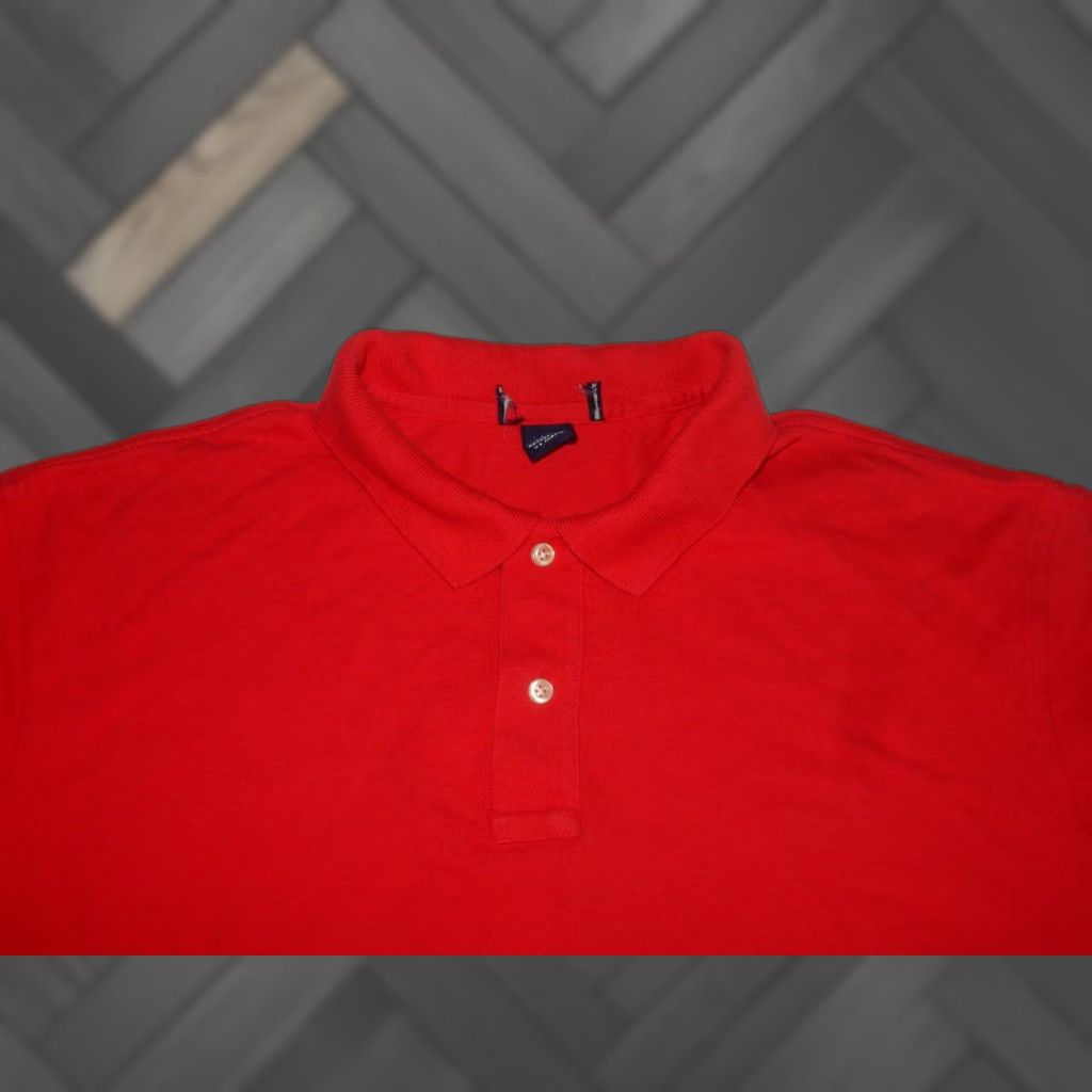 Lands' End VINTAGE Lands' End Men's Polo Shirt XL Short Sleeve Red 2000s Casual Mens Size US XL / EU 56 / 4 - 1 Thumbnail