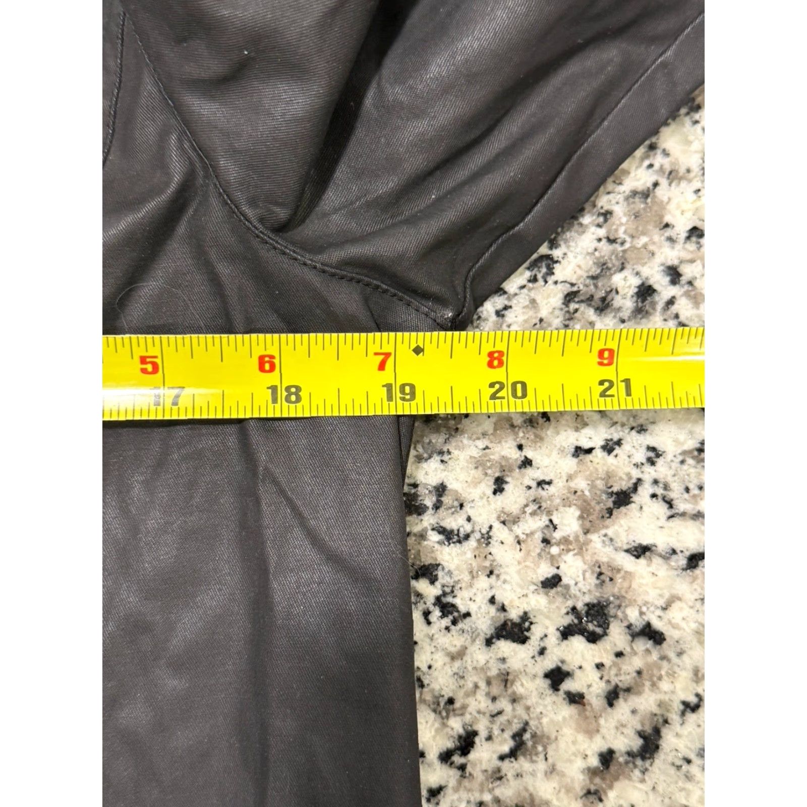 Eileen Fisher EILEEN FISHER Jacket Women Sz M Black Waxed Two Tone Biker Moto Size M / US 6-8 / IT 42-44 - 3 Thumbnail