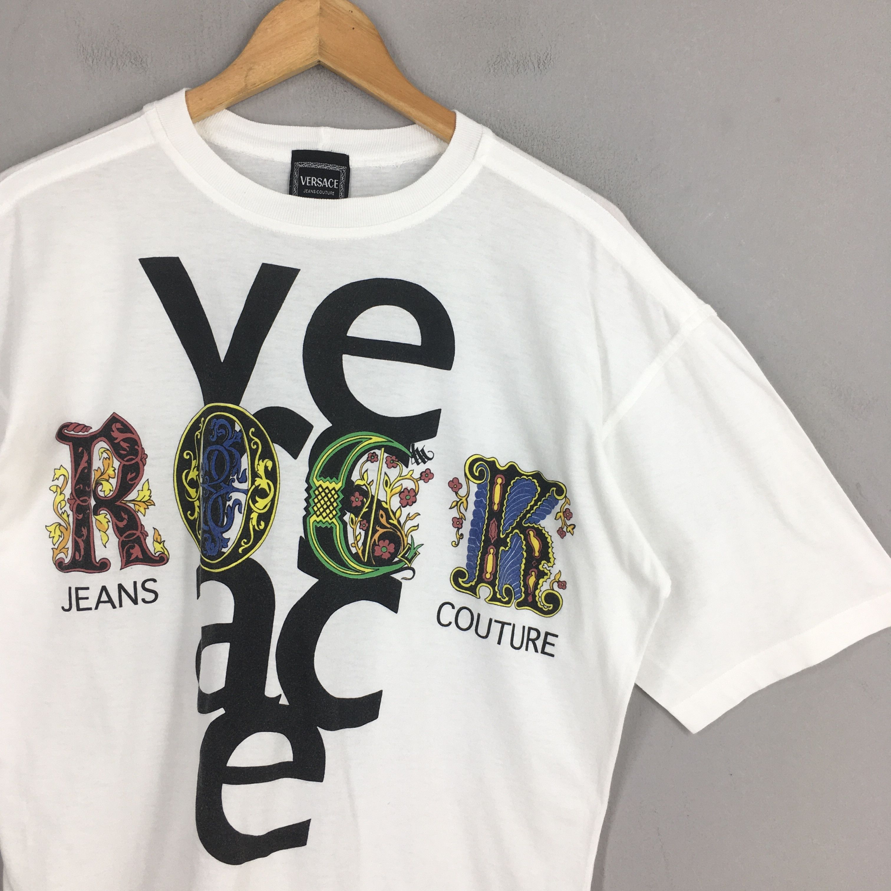 Versace × Versace Jeans Couture Vintage Gianni Versace Rock Tshirt Small Size US S / EU 44-46 / 1 - 2 Thumbnail