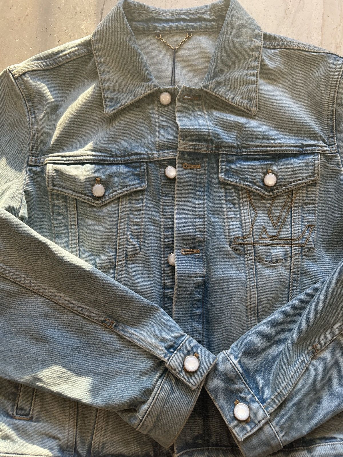 Louis Vuitton Denim Trucker Jacket Size US M / EU 48-50 / 2 - 4 Thumbnail