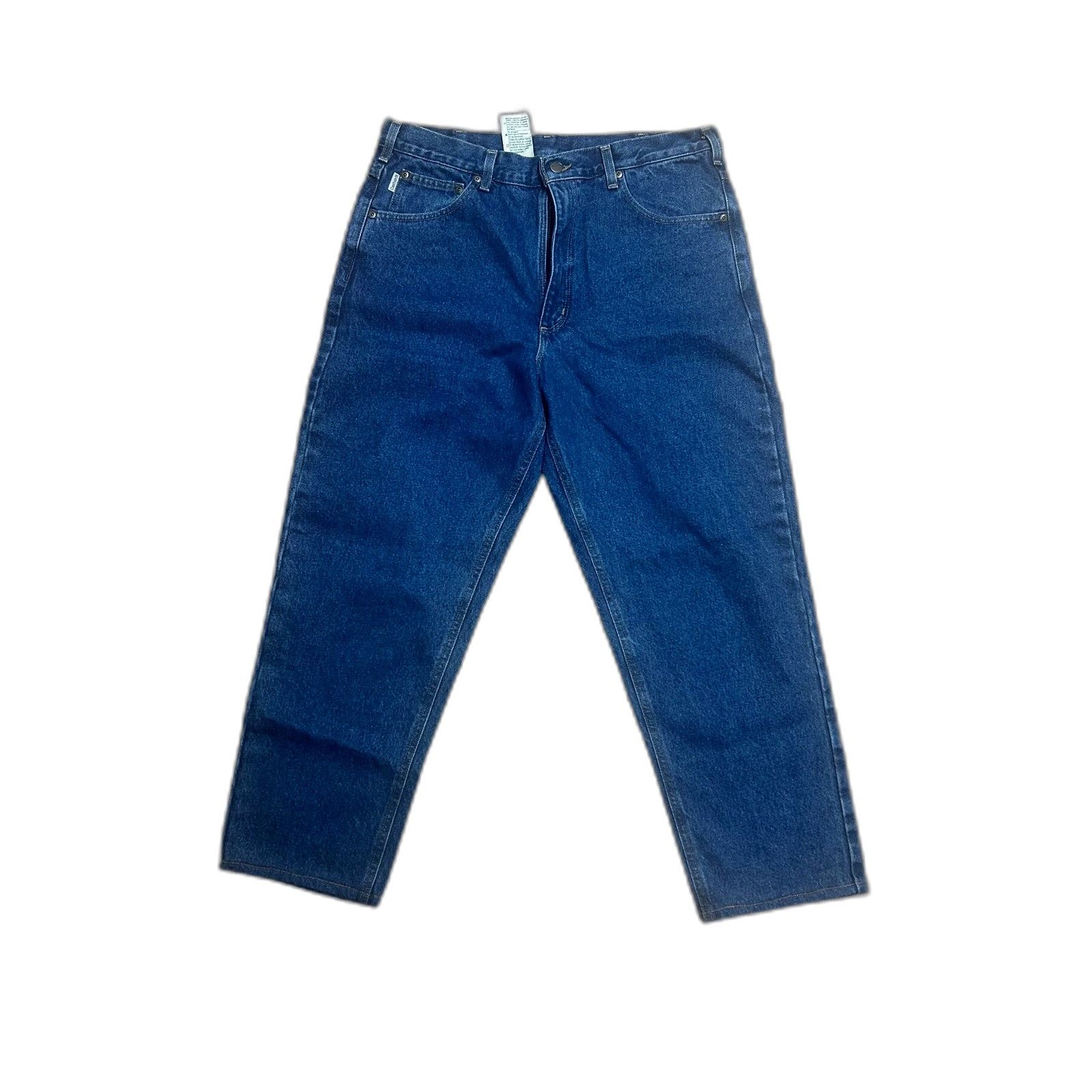 Carhartt Vintage Carhartt Blue Denim Jeans Relaxed Fit Straight Leg N Size US 36 / EU 52 - 4 Thumbnail